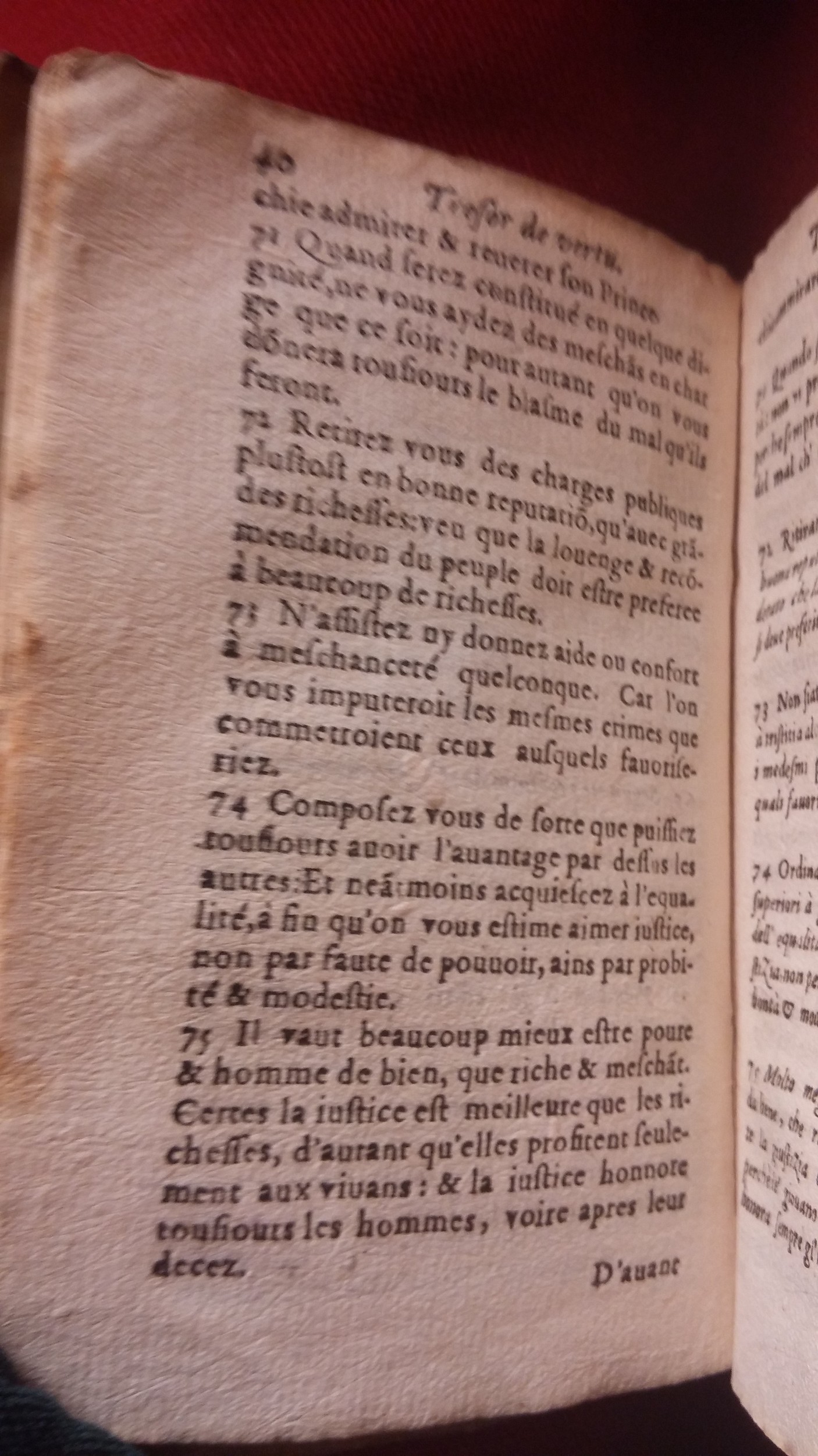 1583 - Benoît Rigaud - Trésor de vertu - BnF