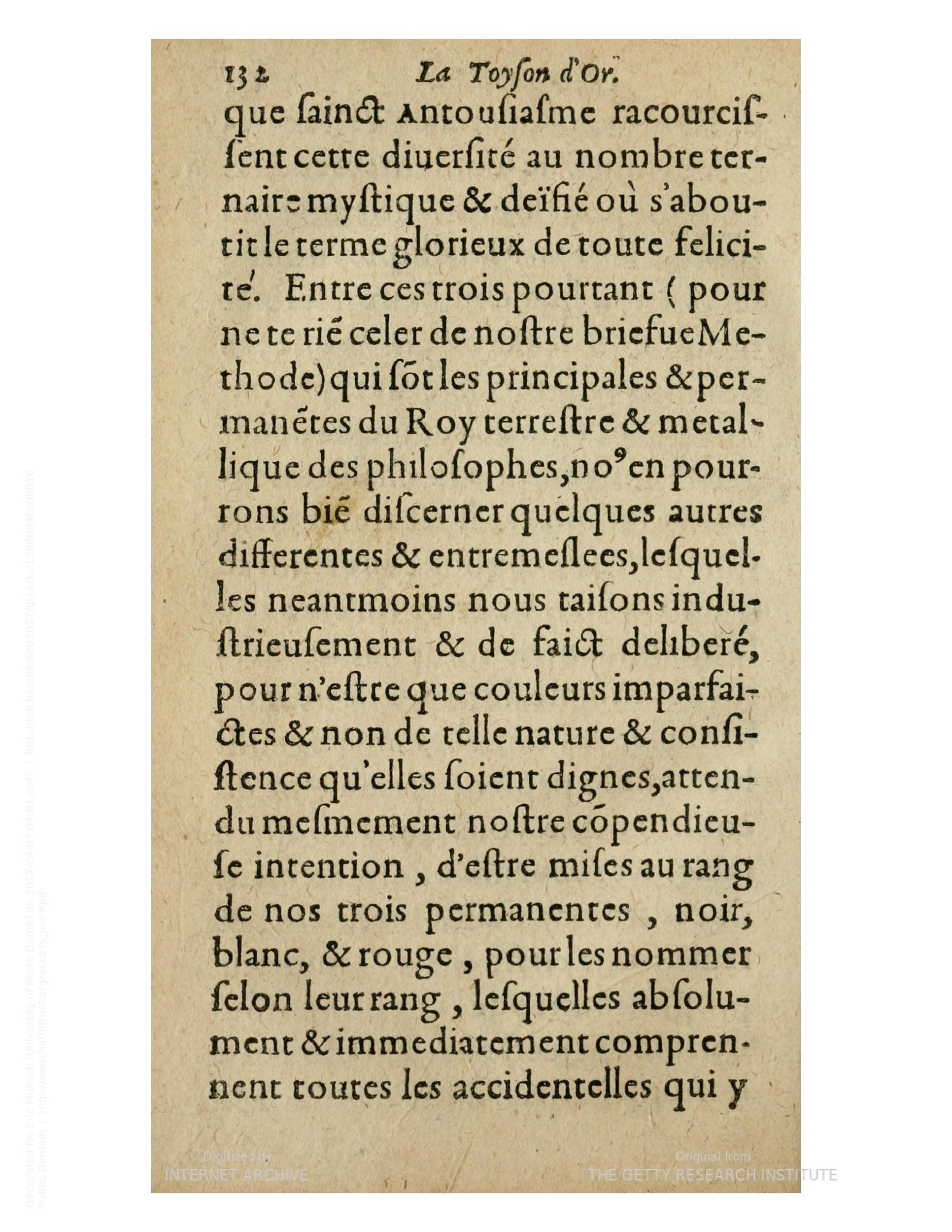 1612 - Charles Sevestre - Toison d’or ou la fleur des trésors - Getty Research Institute