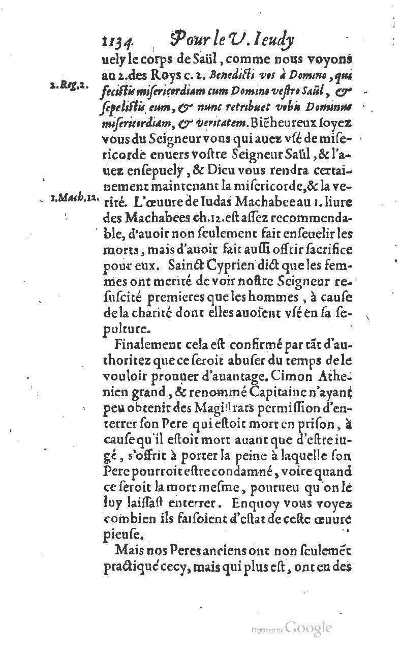 1607 - Nicolas Du Fossé - Trésor quadragésimal - T 01 - BM Lyon