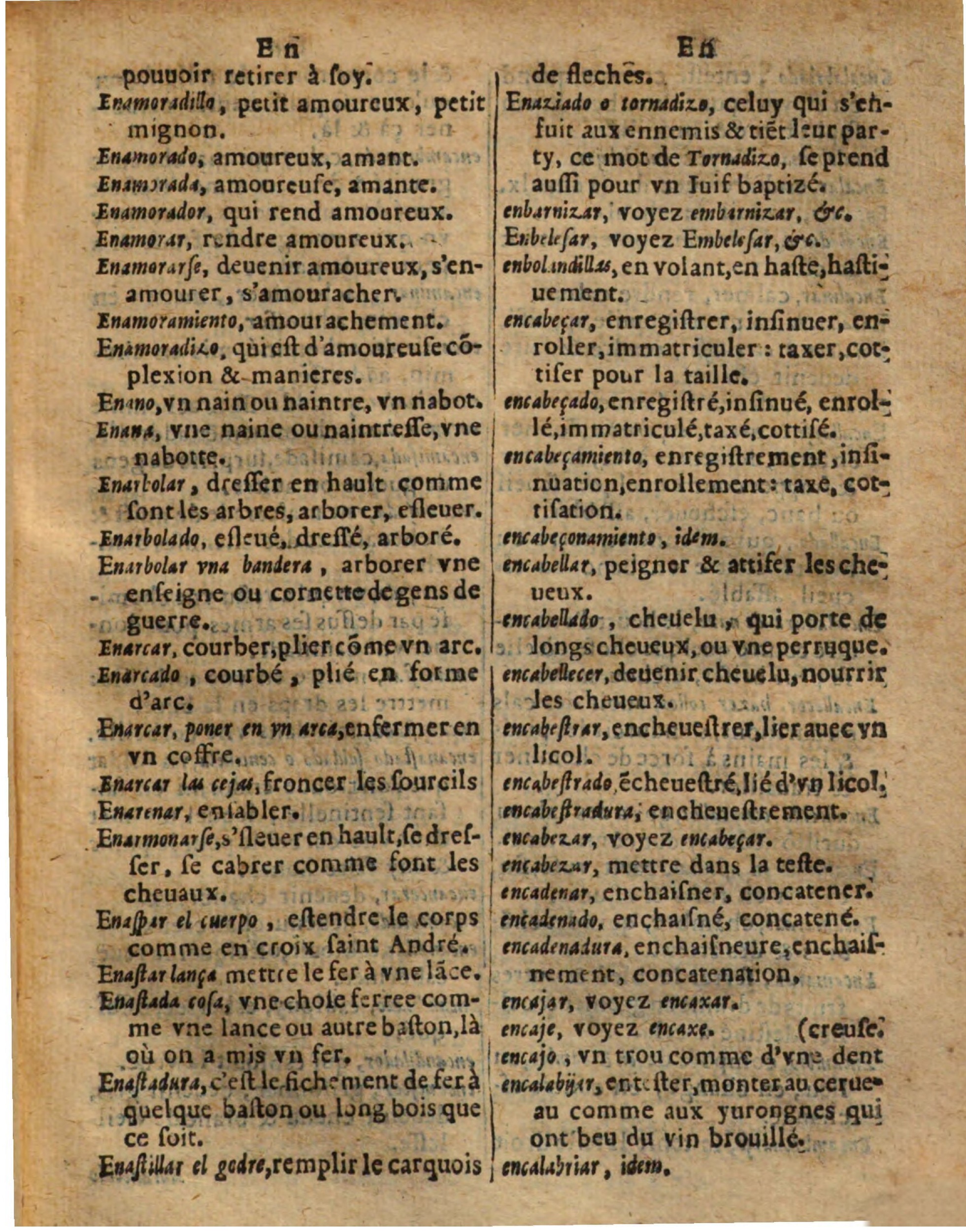 1625 - Hubert Antoine - Trésor des deux langues espagnole et française - Augsbourg