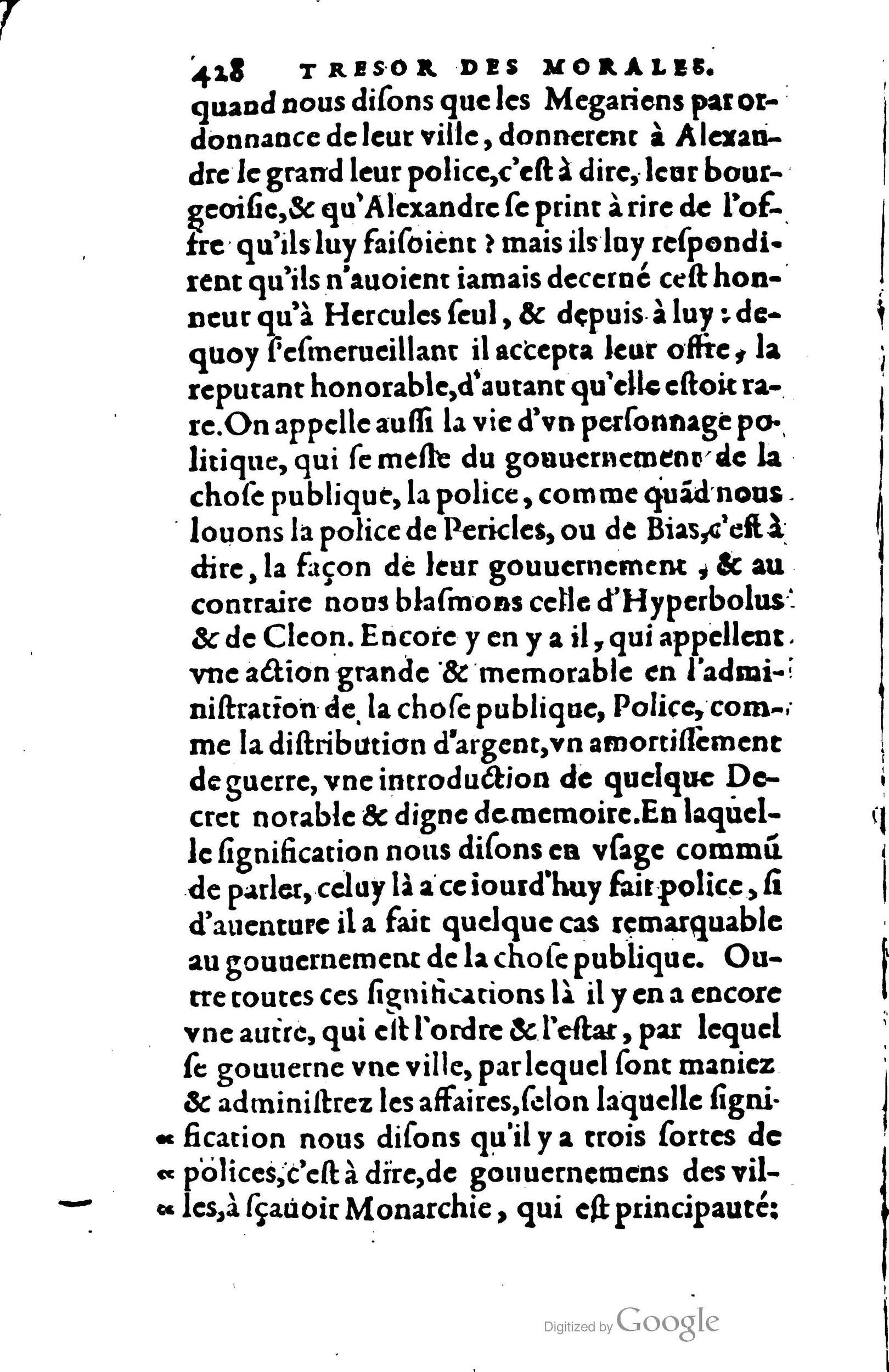 1578 - Jean Poupy - Trésor des morales de Plutarque - BSB Munich