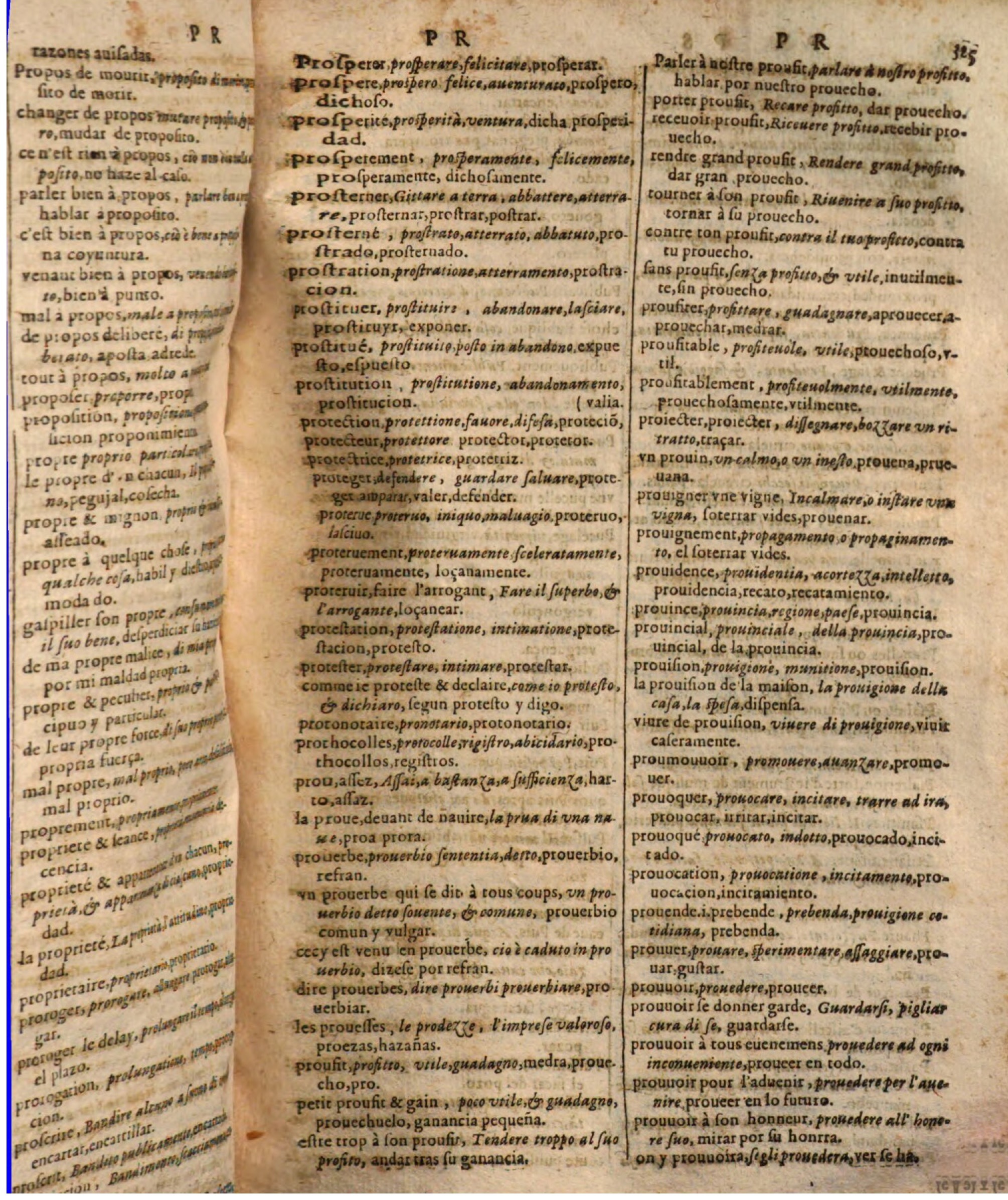 1644 - Jacques Crespin - Trésor des trois langues - Passau 1644 - Jacques Crespin - Trésor des trois langues - Passau