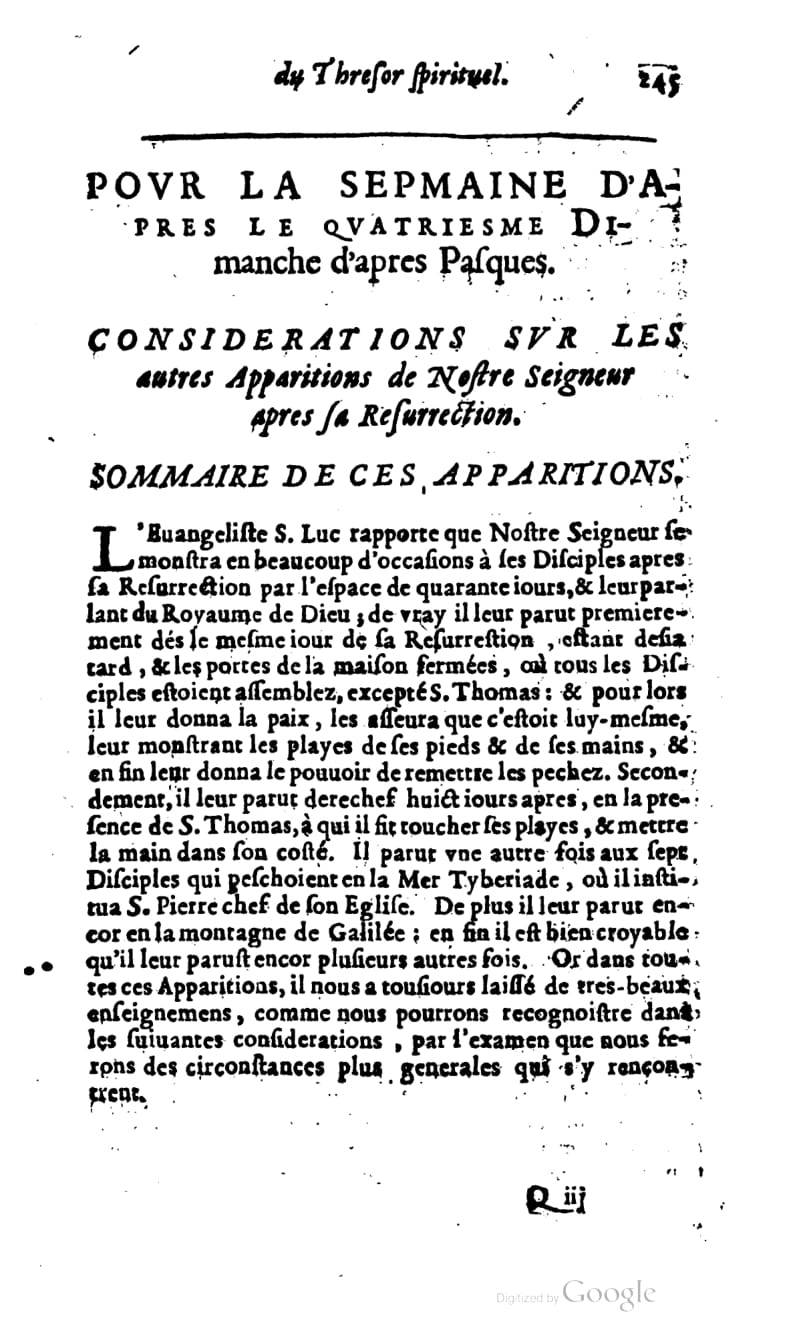 1637 - s.n. - Trésor spirituel des âmes religieuses - BM Lyon