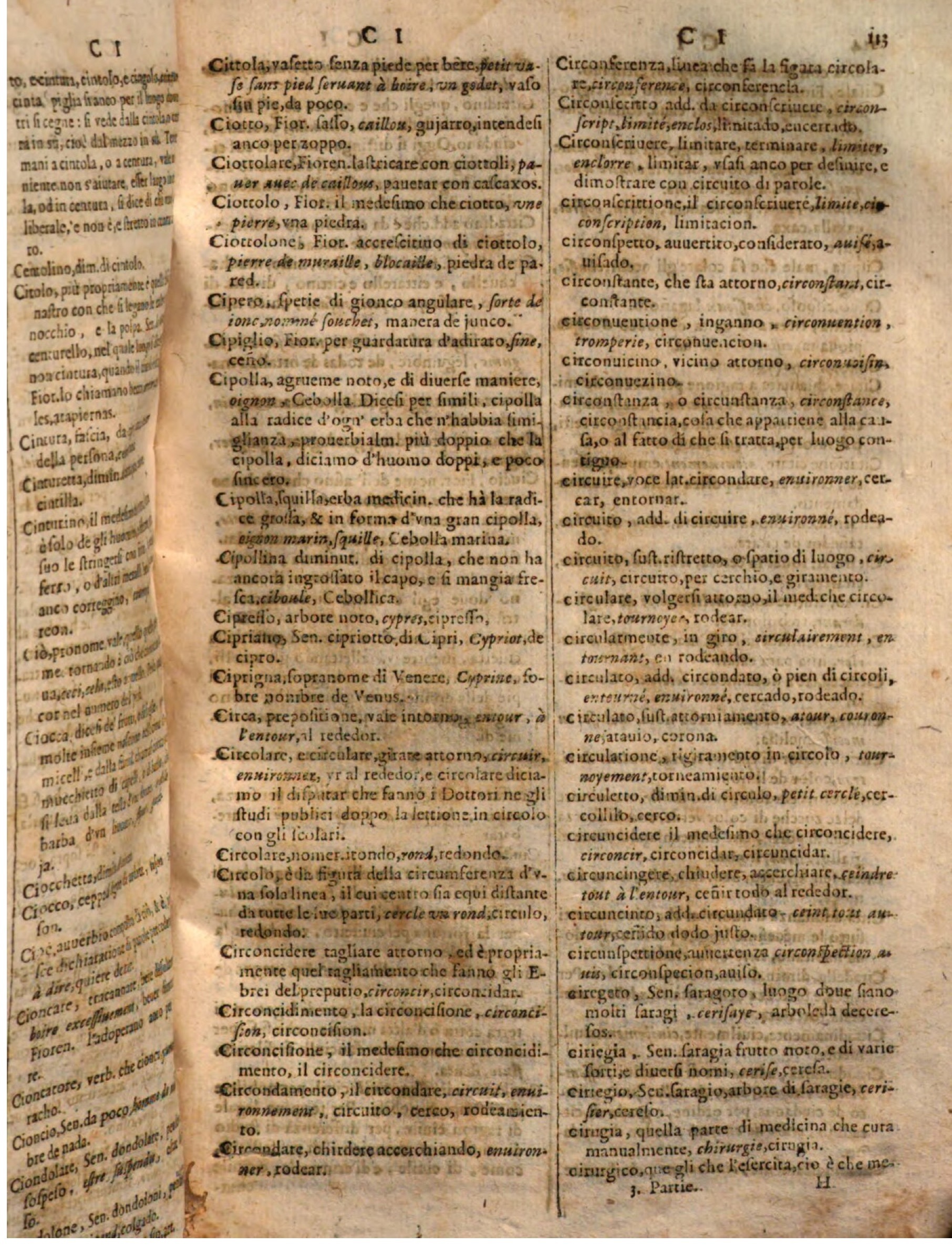 1644 - Jacques Crespin - Trésor des trois langues - Passau 1644 - Jacques Crespin - Trésor des trois langues - Passau