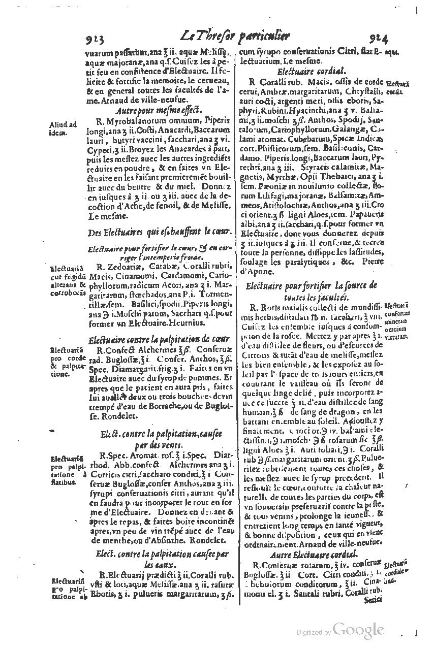 1616 - Étienne Gamonet - Grand trésor ou dispensaire - BSB Munich