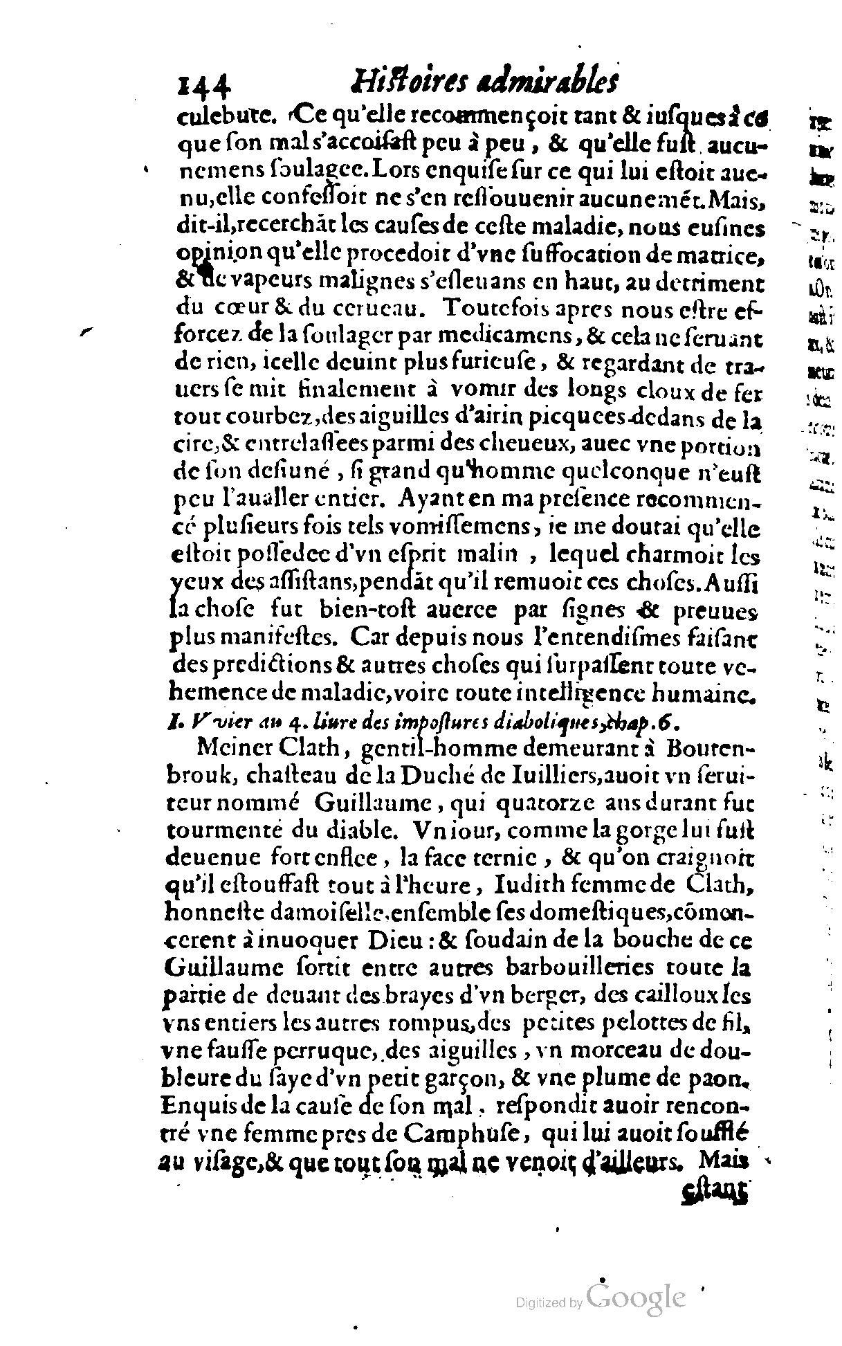 1620 - Samuel Crespin - Trésor d’histoires admirables et mémorables - BCU Lausanne