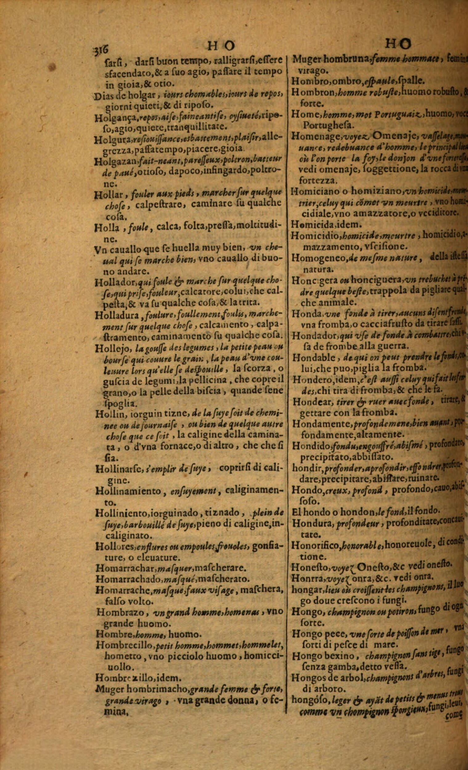 1617 - Samuel Crespin - Trésor des trois langues espagnole, française et italienne (Première partie) - Regensburg
