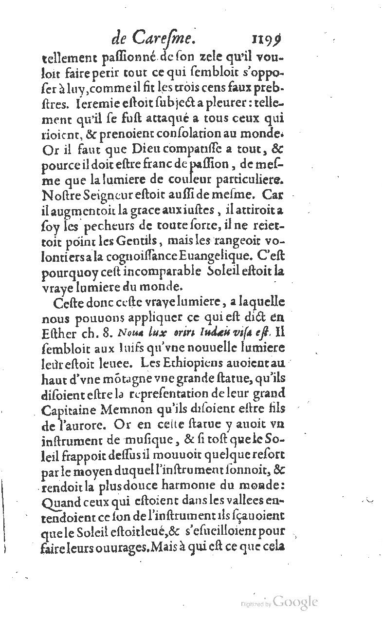 1607 - Nicolas Du Fossé - Trésor quadragésimal - T 01 - BM Lyon