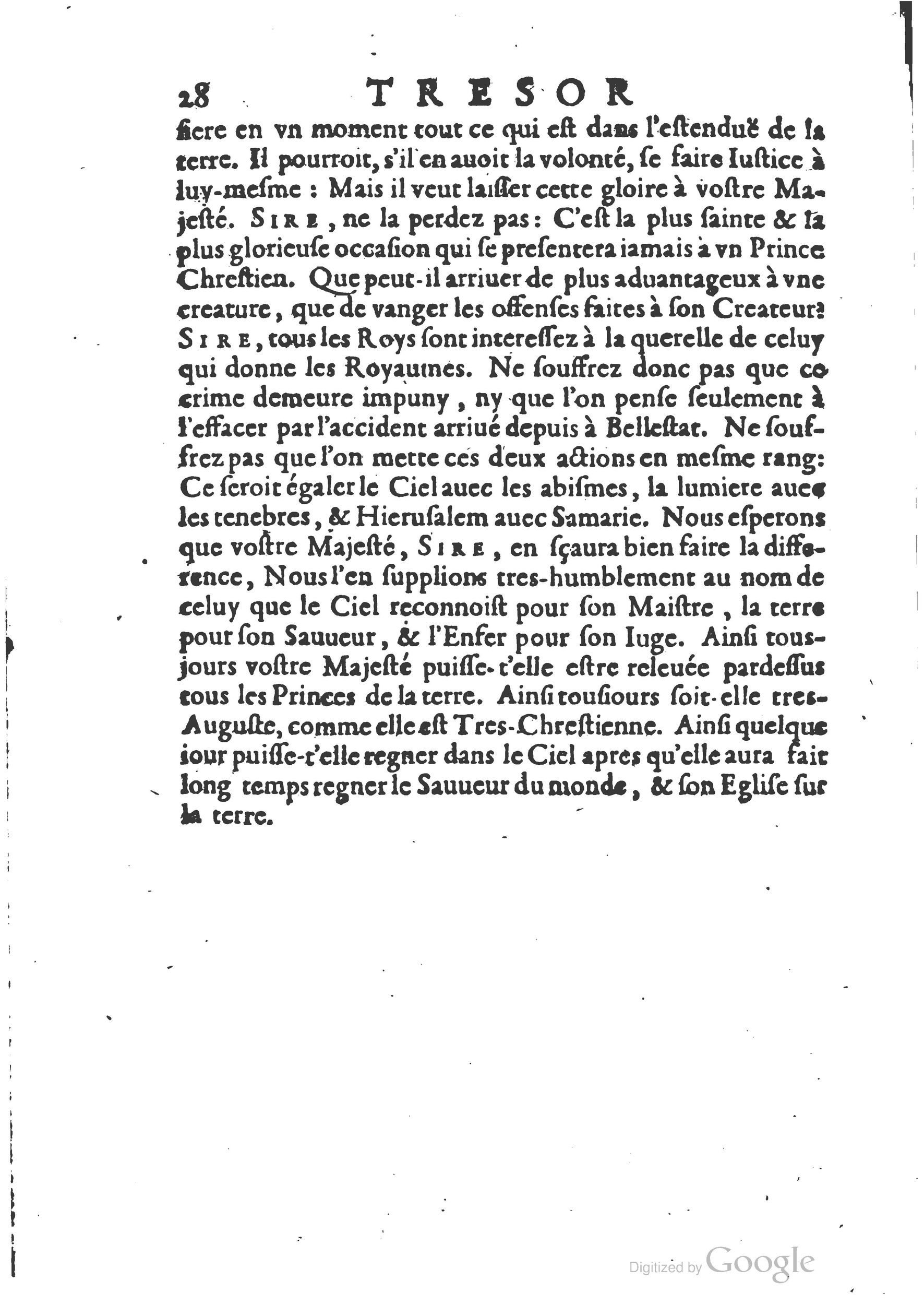 1654 - Michel Bobin - Trésor des harangues, remontrances et oraisons funèbres - BM Lyon