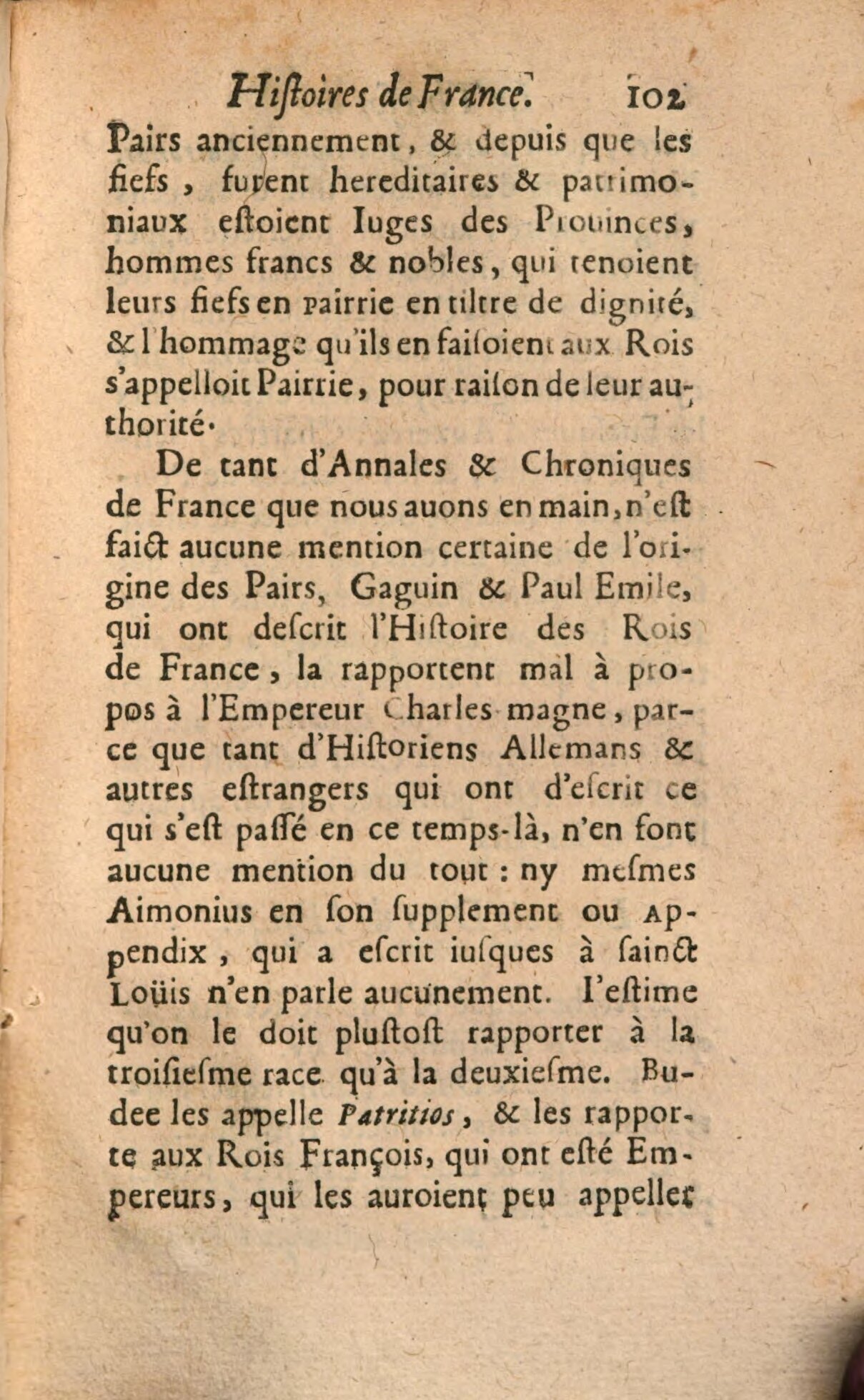 1639 - Jean Corrozet - Trésor des histoires de France - BSB Munich