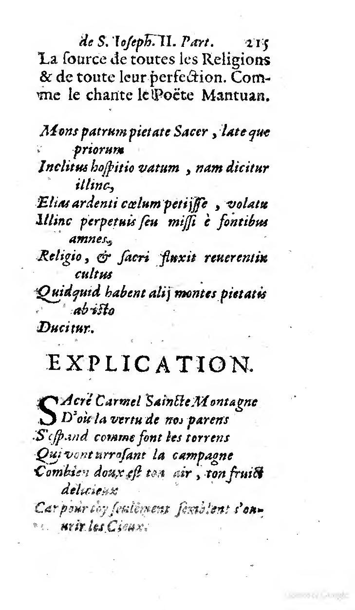 1646 - Jean Piot - Trésor inestimable de Saint-Joseph - BNC Rome