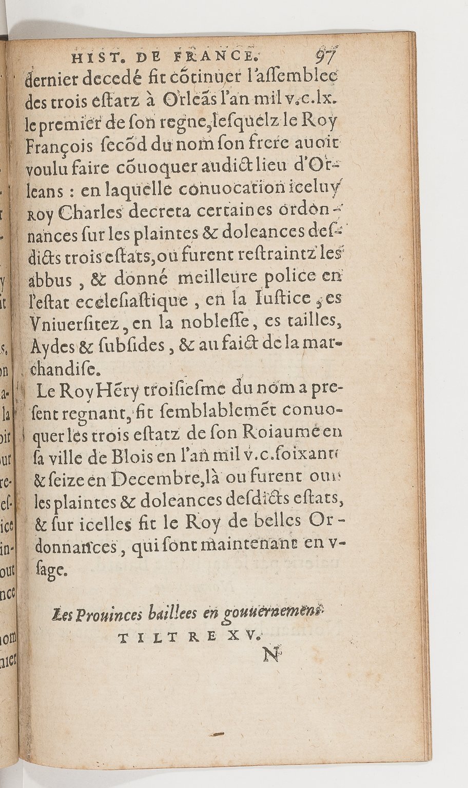 1583 - Galiot Corrozet - Trésor des histoires de France - BnF