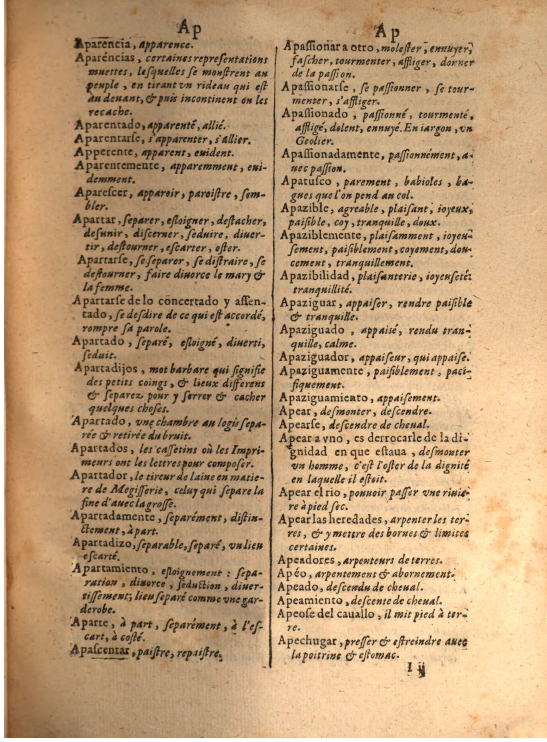 1645 - A. de Sommaville et A. Courbé - Trésor des deux langues espagnole et française - BSB Munich