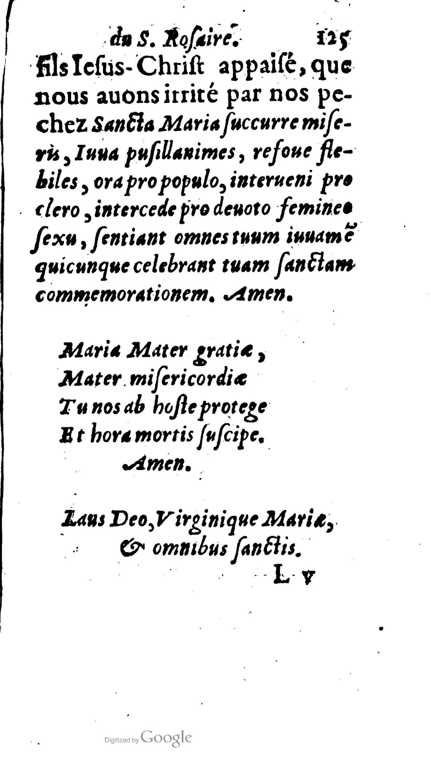 1604 - Jean Le Bouc - Trésor des indulgences du Saint Rosaire - BM Lyon 1604 - Jean Le Bouc - Trésor des indulgences du Saint Rosaire - BM Lyon