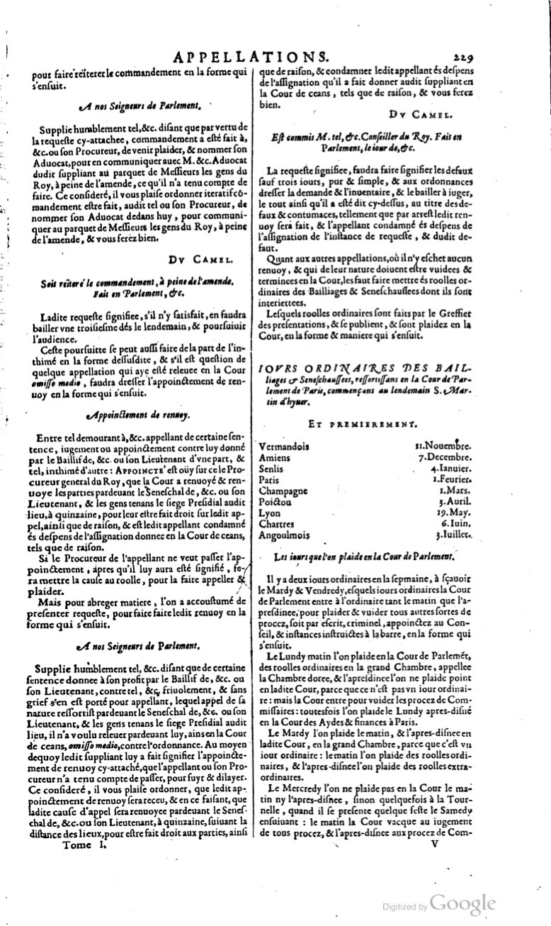 1629 - Veuve Nicolas Buon - Trésor du droit français (21754 T. 1) - BM Lyon
