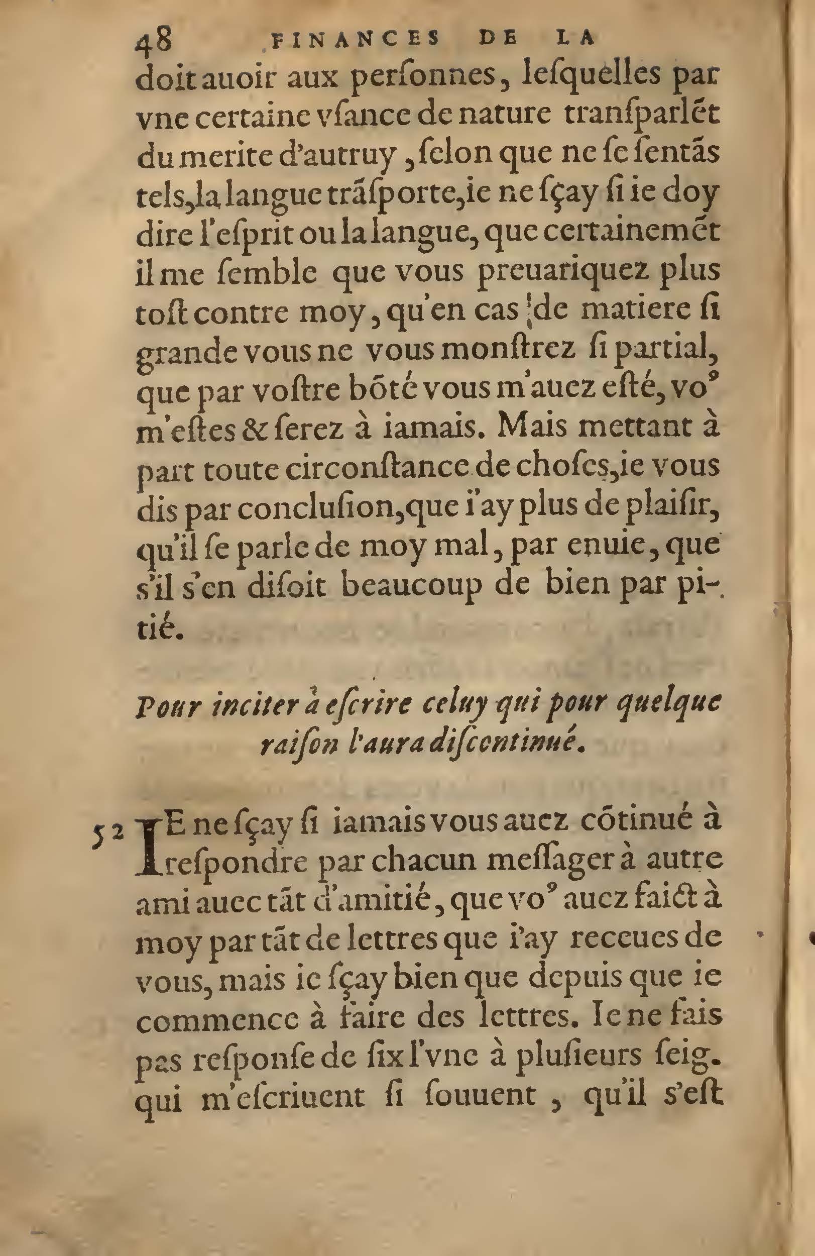 1572 - Lucas Breyer - Finances et Trésor de la plume française - BNC Rome