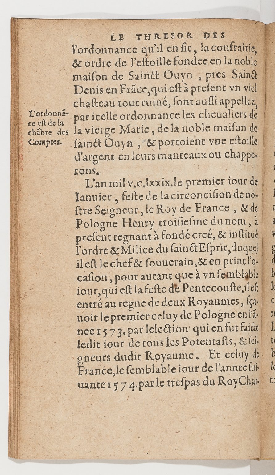 1583 - Galiot Corrozet - Trésor des histoires de France - BnF