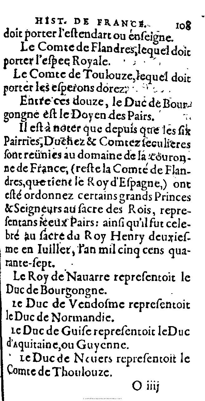 1603 - Galiot Corrozet - Trésor des histoires de France - Michigan