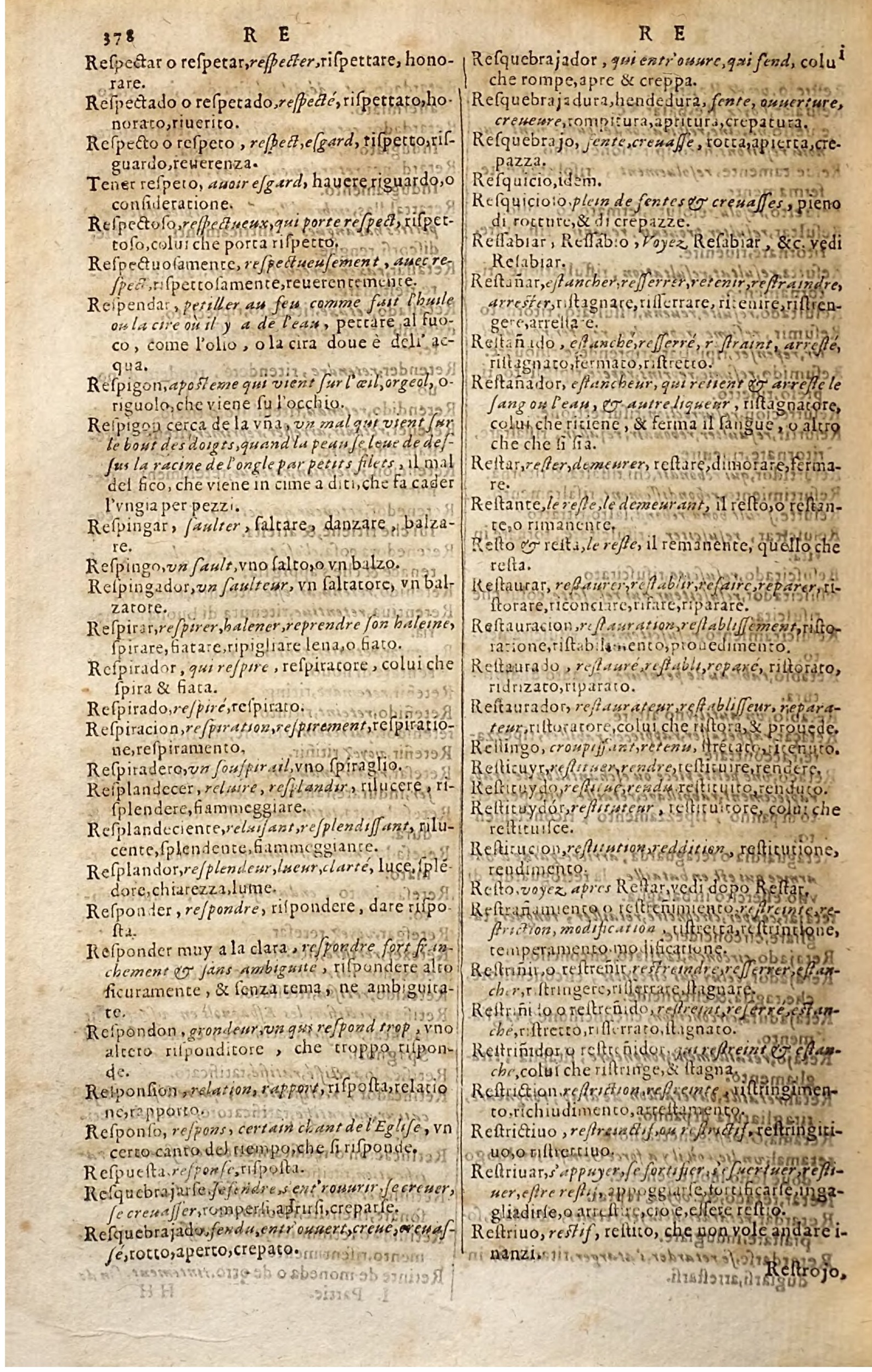1627 - Jacques Crespin - Trésor des trois langues - Regensburg