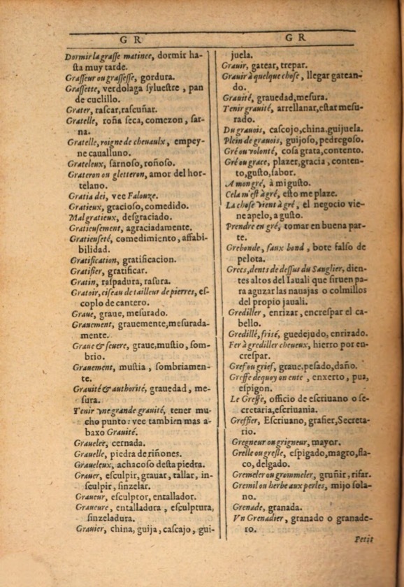 1607 - Marc Orry - Trésor des deux langues espagnole et française (Première et Seconde parties) - ÖNB Wien