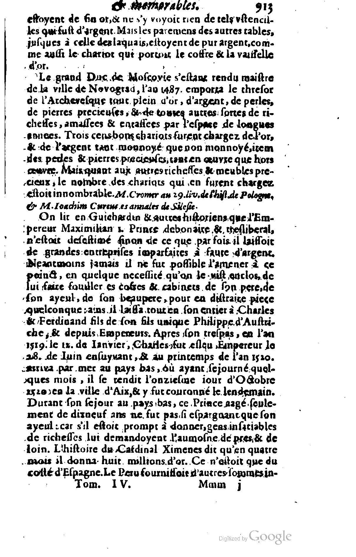 1628 - Jacques Crespin - Trésor d’histoires admirables et mémorables - BSB Munich