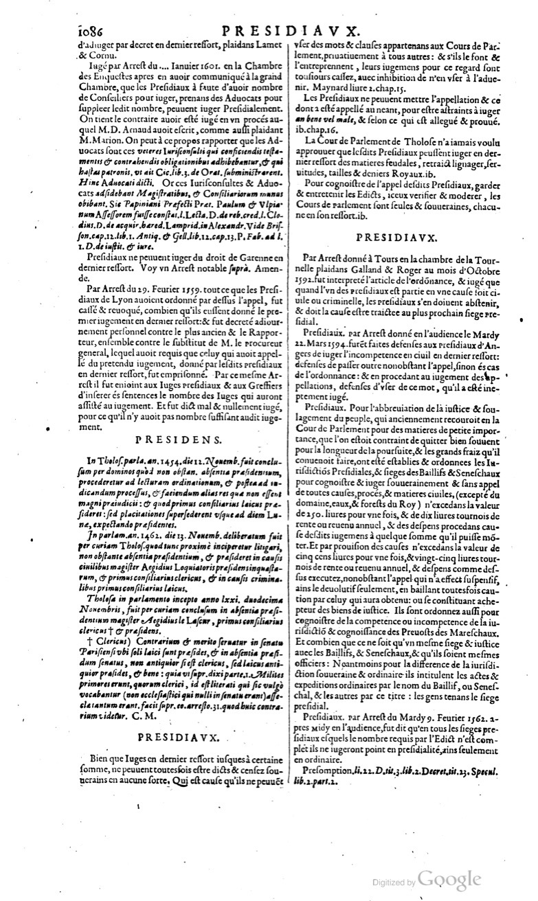 1629 - Veuve Nicolas Buon - Trésor du droit français (29620 T. 2) - BM Lyon