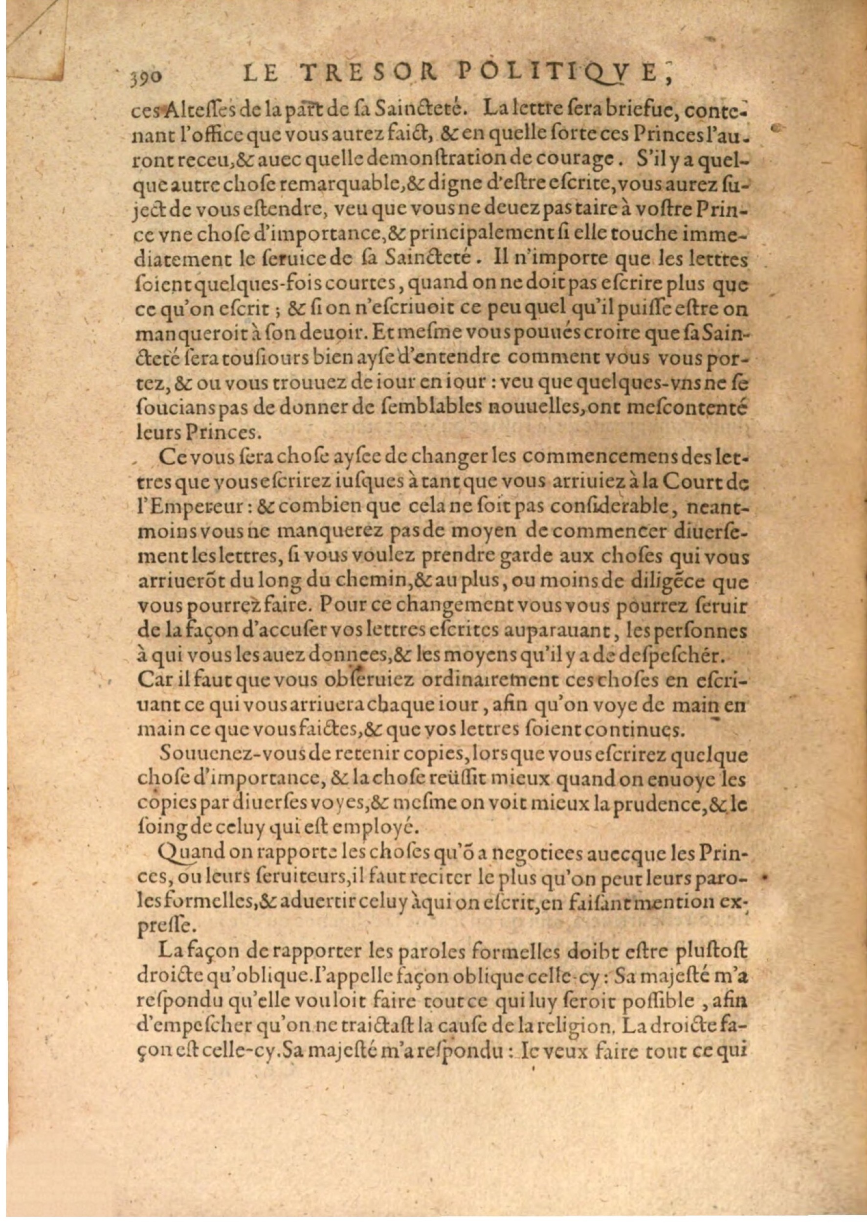 1608 - Nicolas Du Fossé - Trésor politique - BSB Munich
