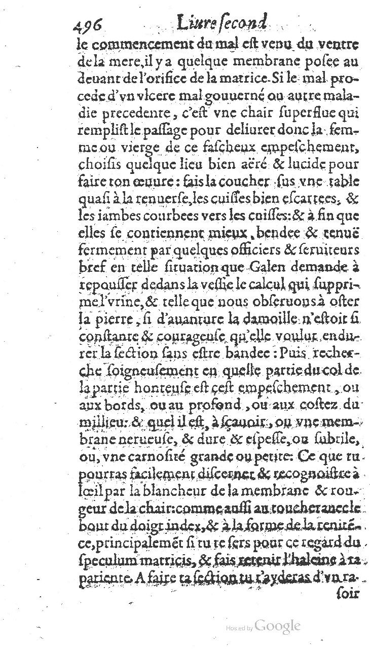 1585 - Jacques du Puis - Trésor des remèdes secrets pour les maladies des femmes - BnF