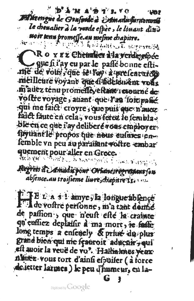 1567 - Jean Pygot - Trésor des Amadis - BM Lyon