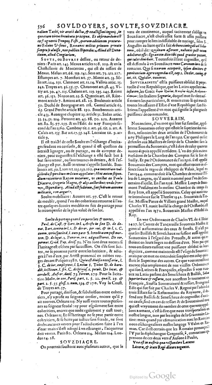 1629 - Veuve Nicolas Buon - Trésor du droit français (21754 T. 3) - BM Lyon