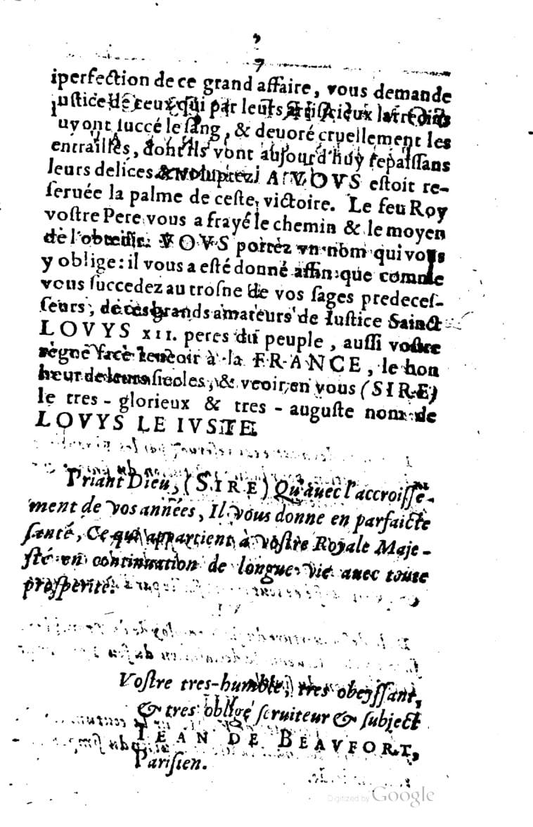 1615 - s.n. 2 - Trésor des trésors de France - BM Lyon