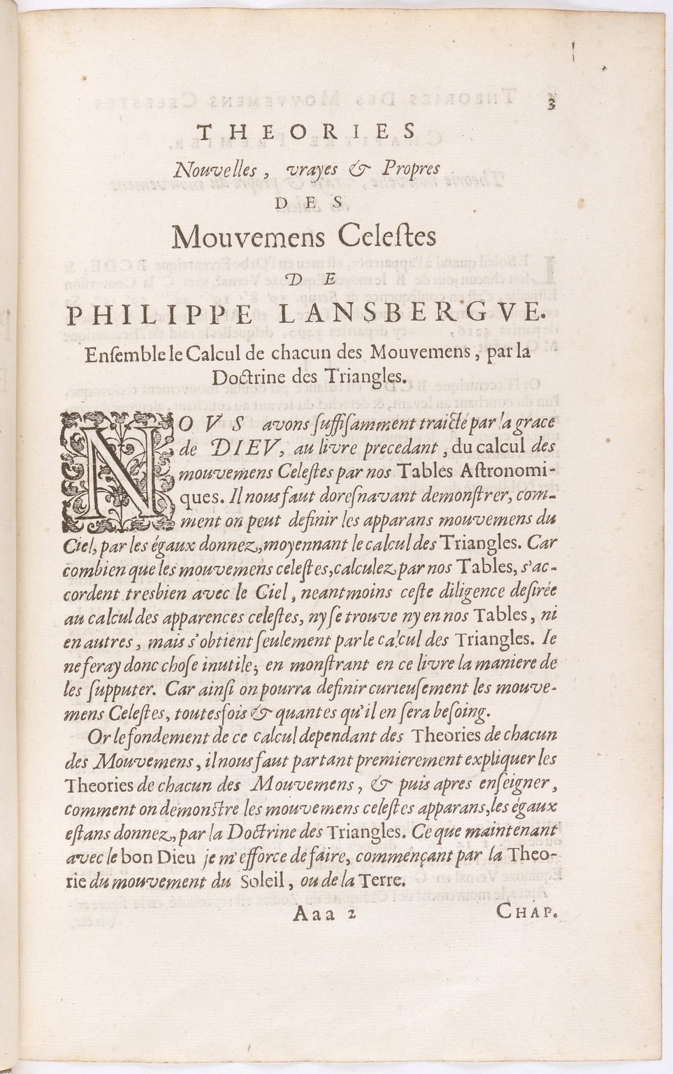 1634 - Zacharie Roman - Les Tables perpétuelles - BnF Arsenal