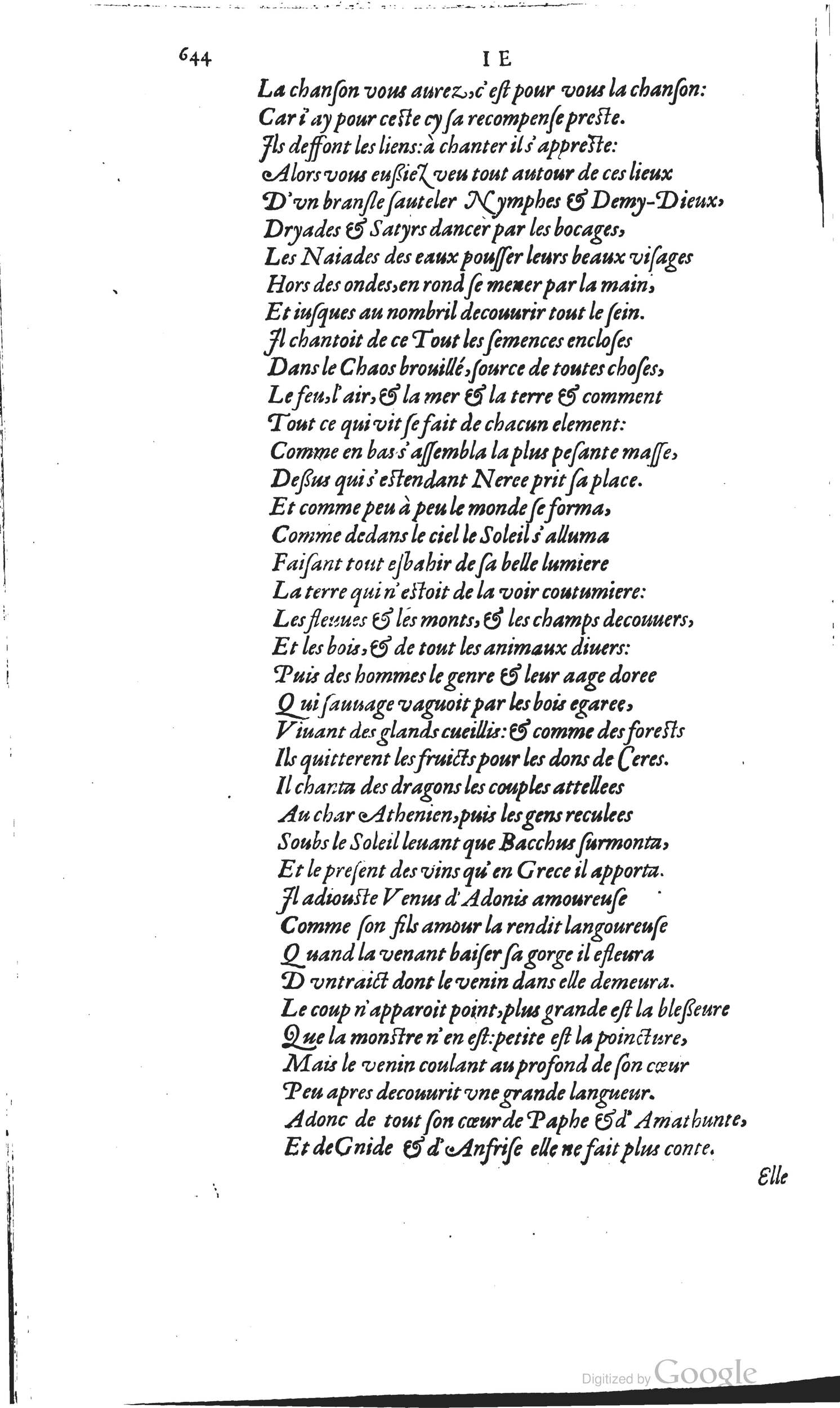 1585 - Barthélemy Honorat - Bibliothèques françaises - BSB Munich
