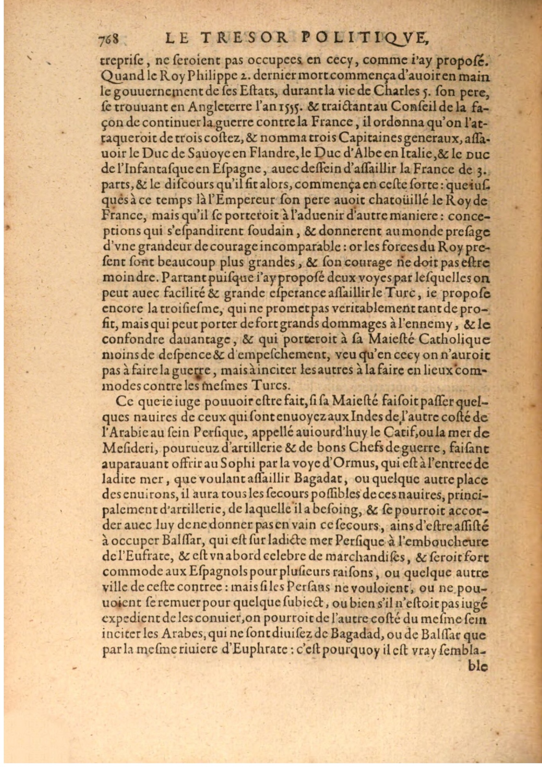 1608 - Nicolas Du Fossé - Trésor politique - BSB Munich