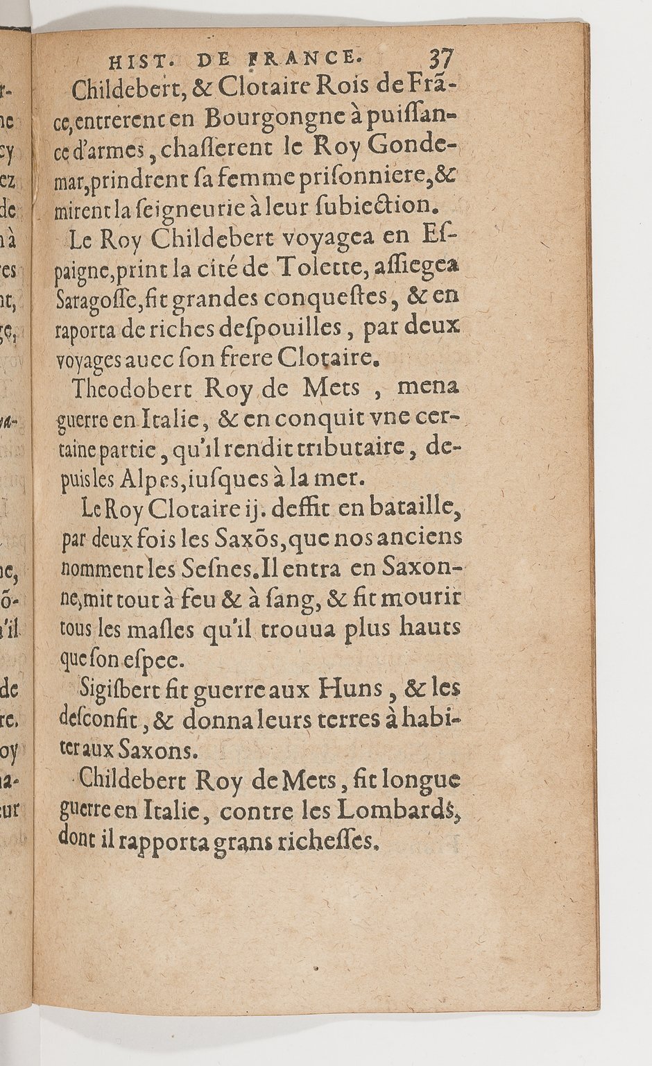 1583 - Galiot Corrozet - Trésor des histoires de France - BnF