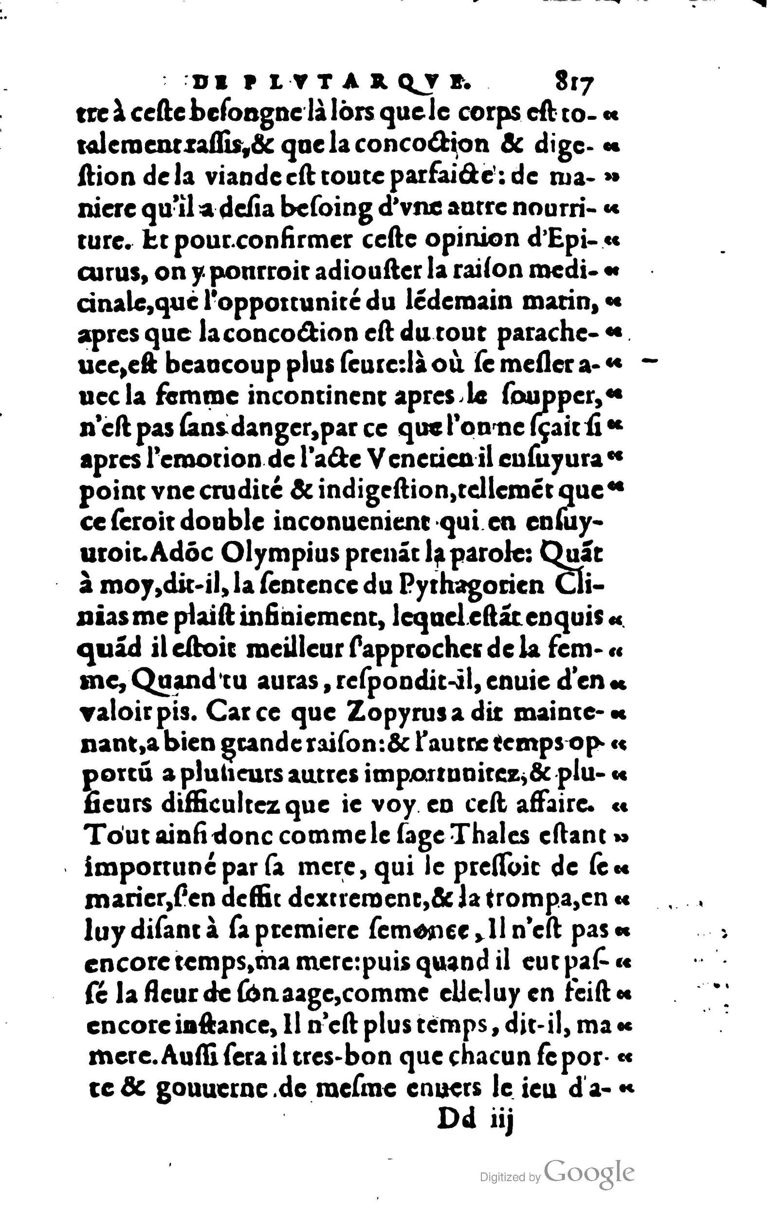 1578 - Jean Poupy - Trésor des morales de Plutarque - BSB Munich