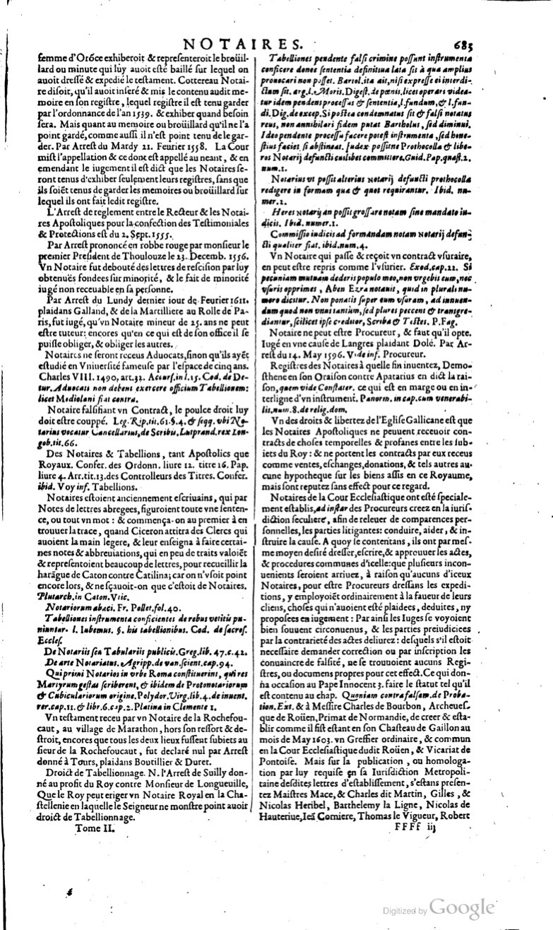 1629 - Veuve Nicolas Buon - Trésor du droit français (29620 T. 2) - BM Lyon
