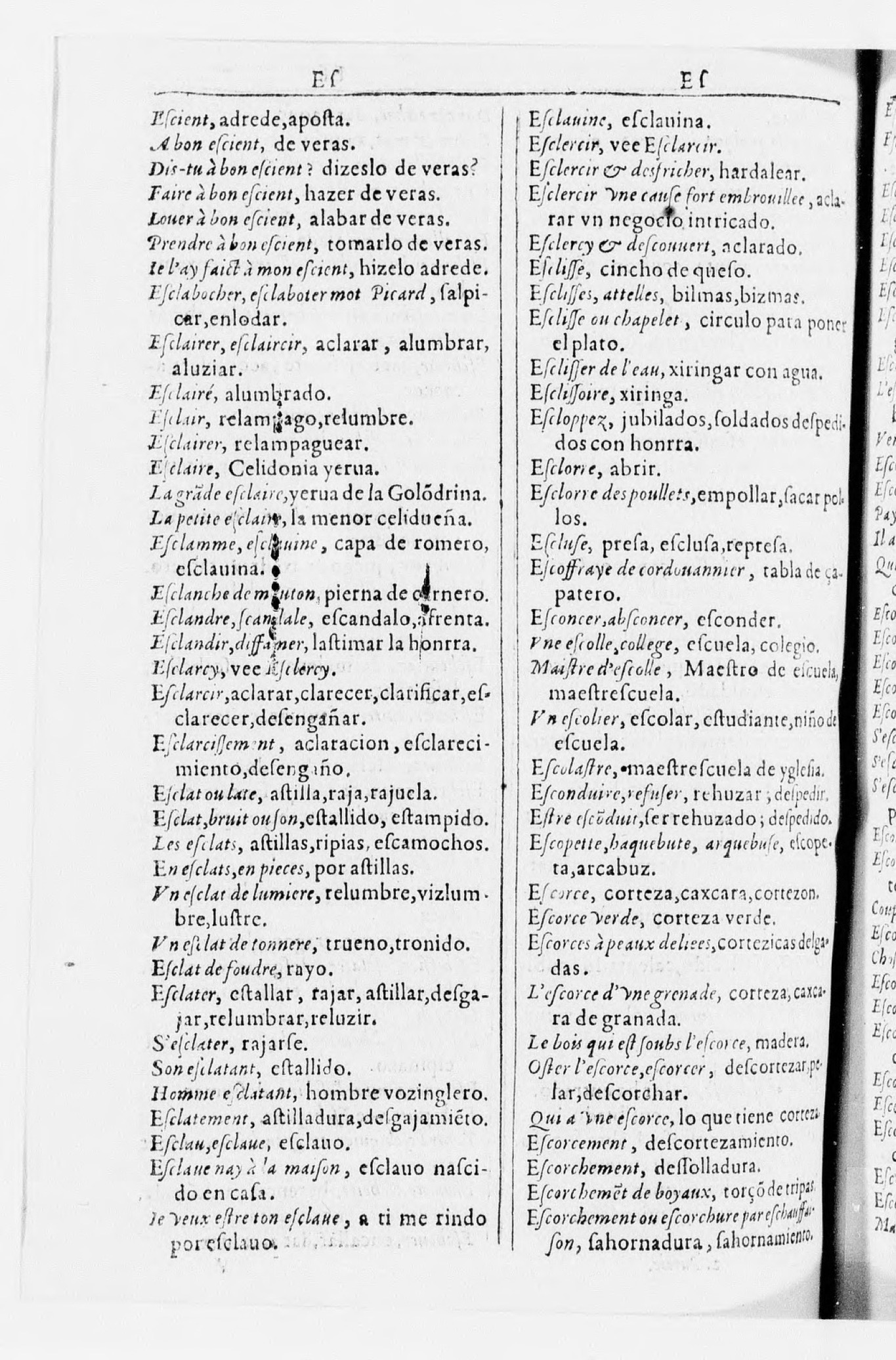 1616 - Veuve Marc Orry - Trésor des deux langues espagnole et française (Seconde partie) - BnF 1616 - Veuve Marc Orry - Trésor des deux langues espagnole et française (Seconde partie) - BnF