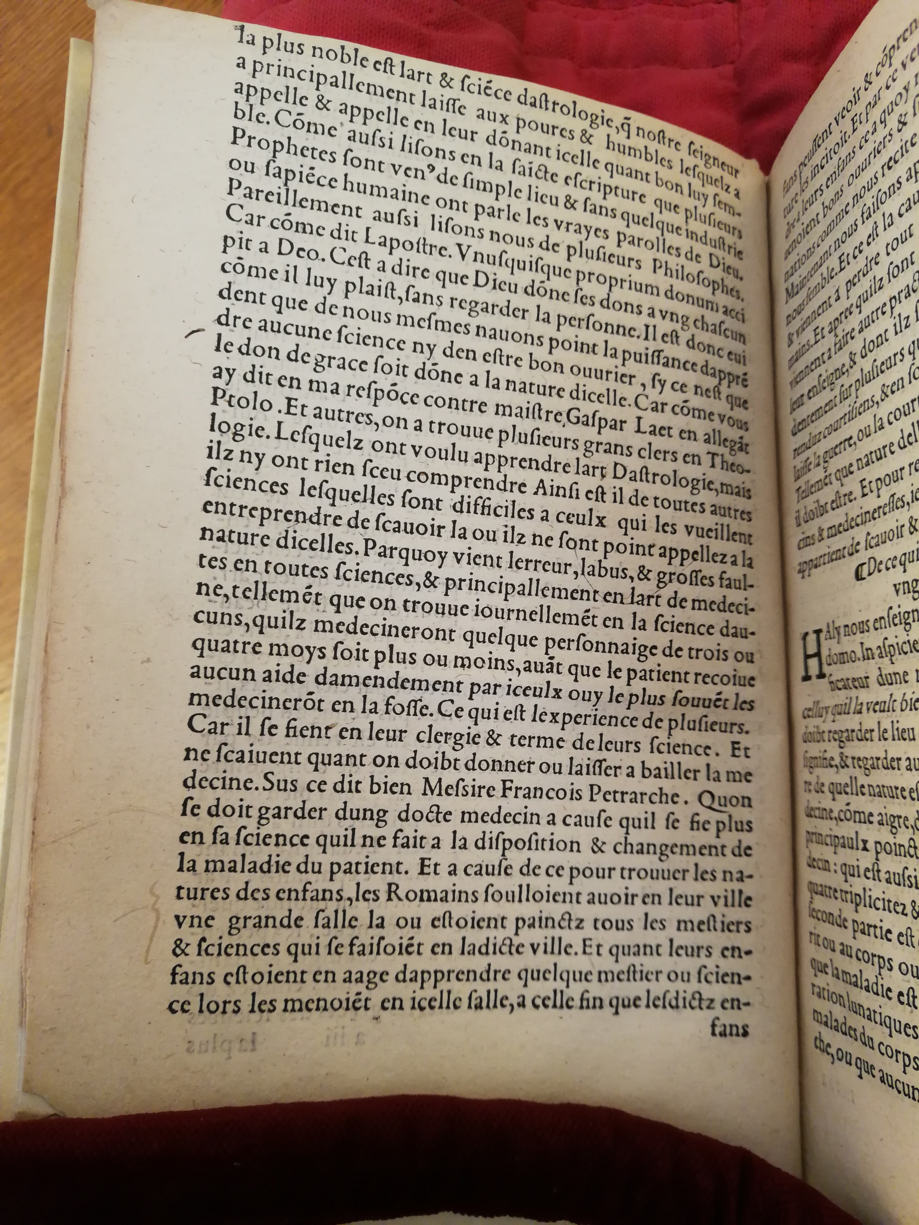 1544 - [Guillaume Bossozel] - Trésor du remède préservatif contre la peste - Bibliothèque Sainte-Geneviève