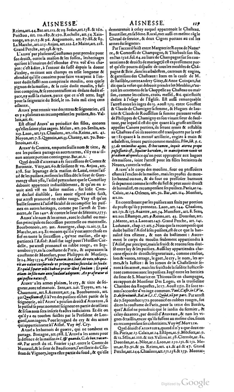 1629 - Veuve Nicolas Buon - Trésor du droit français (21754 T. 1) - BM Lyon