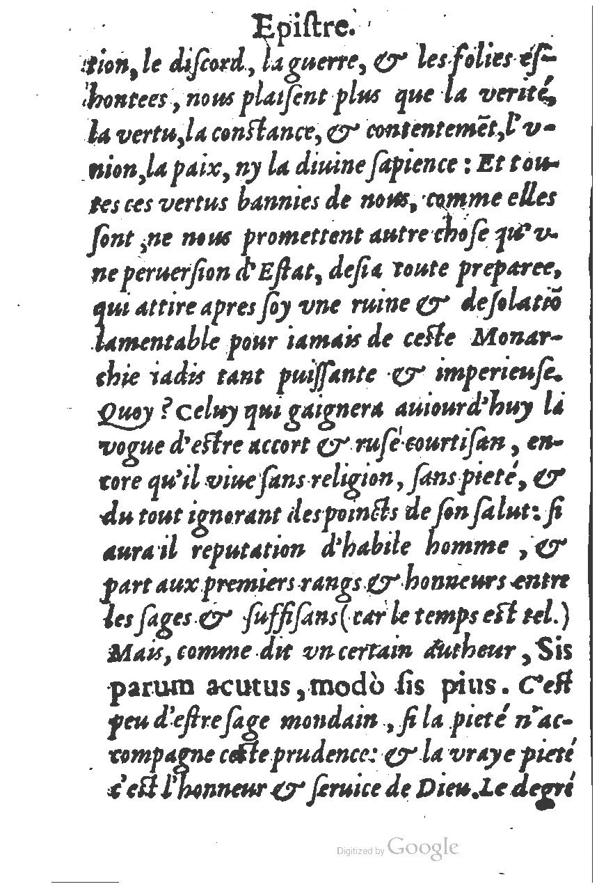 1578 - Guillaume Chaudière - Trésor de dévotion traitant de plusieurs belles vertus - BM Lyon