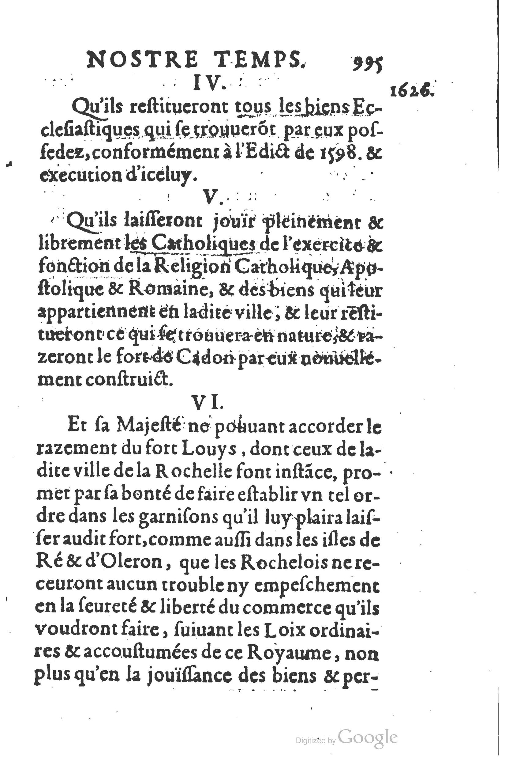 1626 - Joseph Bouillerot - Trésor de l’histoire générale de notre temps - BSB Munich