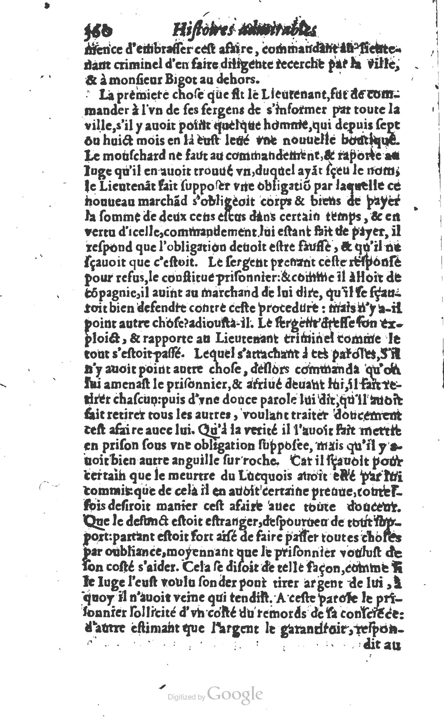 1610 - Paul Marceau - Trésor d’histoires admirables et mémorables - Princeton
