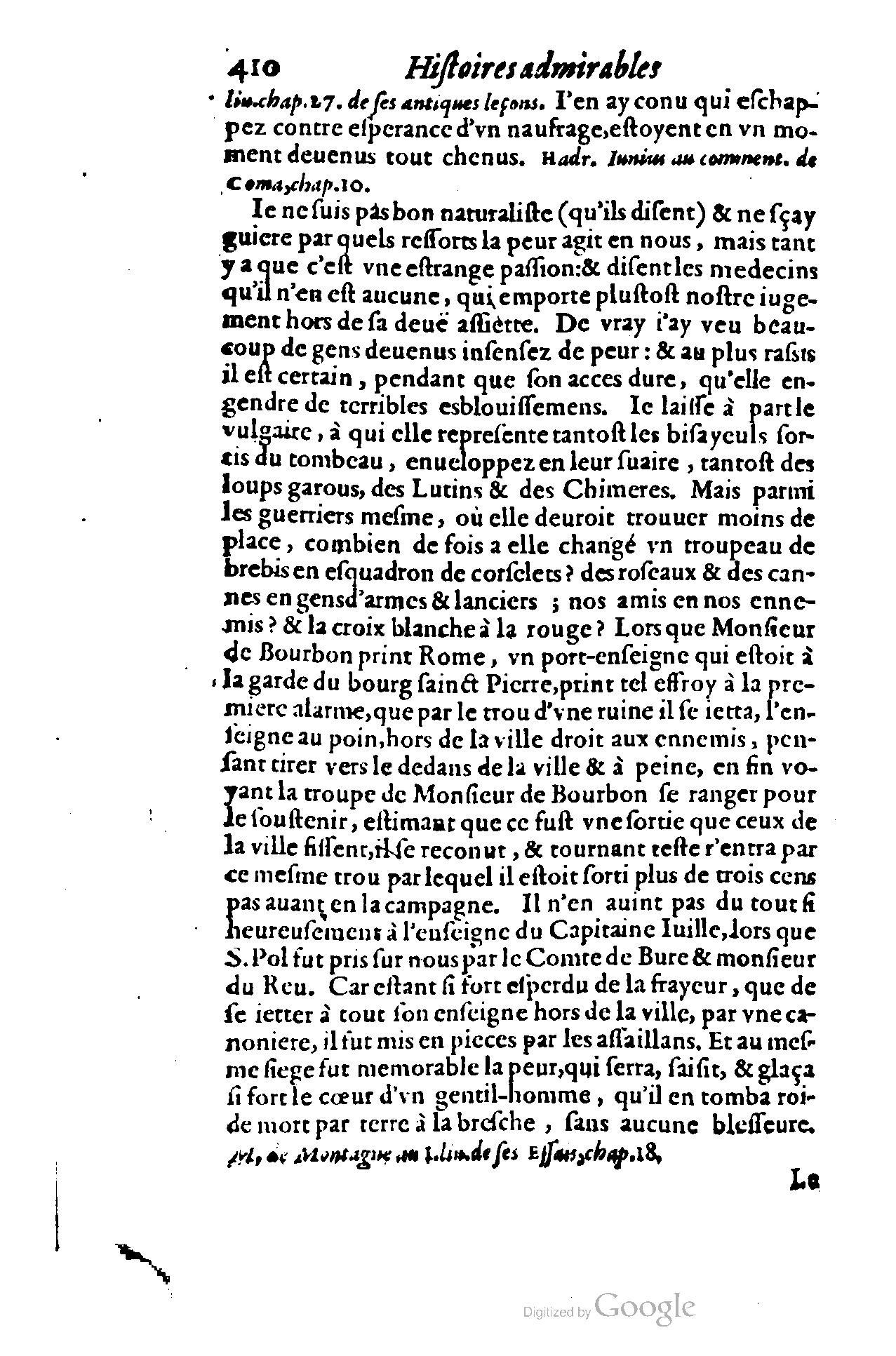 1620 - Samuel Crespin - Trésor d’histoires admirables et mémorables - BCU Lausanne