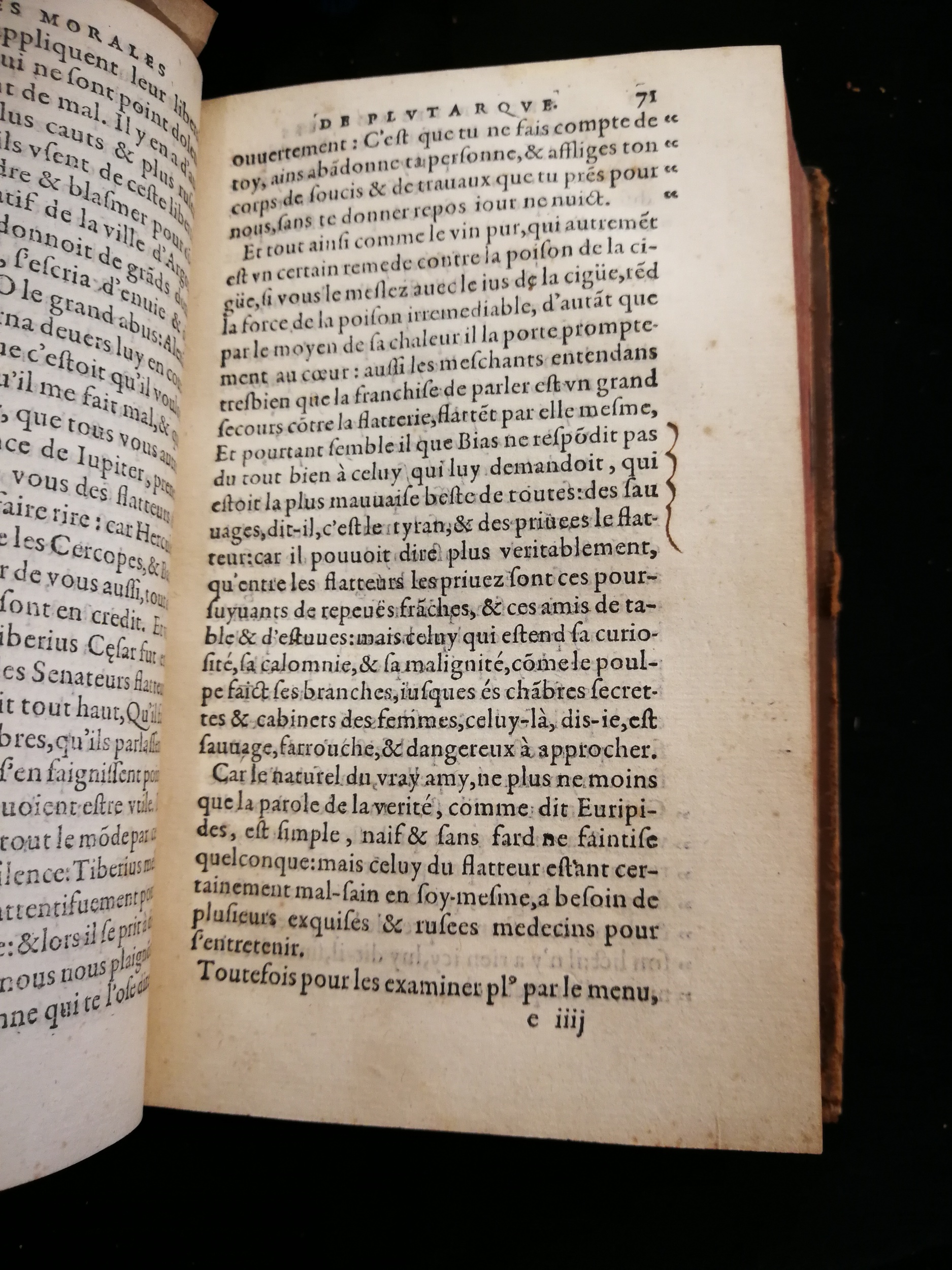 1577 - Jean Poupy - Trésor des morales de Plutarque - Les Méjanes, Aix-en-Provence