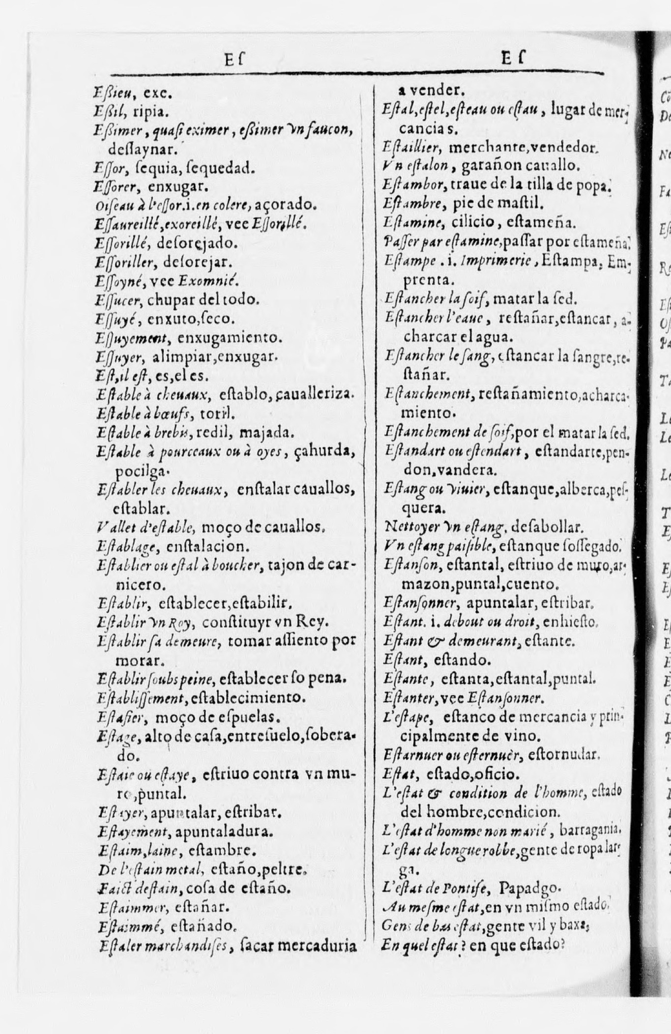 1616 - Veuve Marc Orry - Trésor des deux langues espagnole et française (Seconde partie) - BnF 1616 - Veuve Marc Orry - Trésor des deux langues espagnole et française (Seconde partie) - BnF