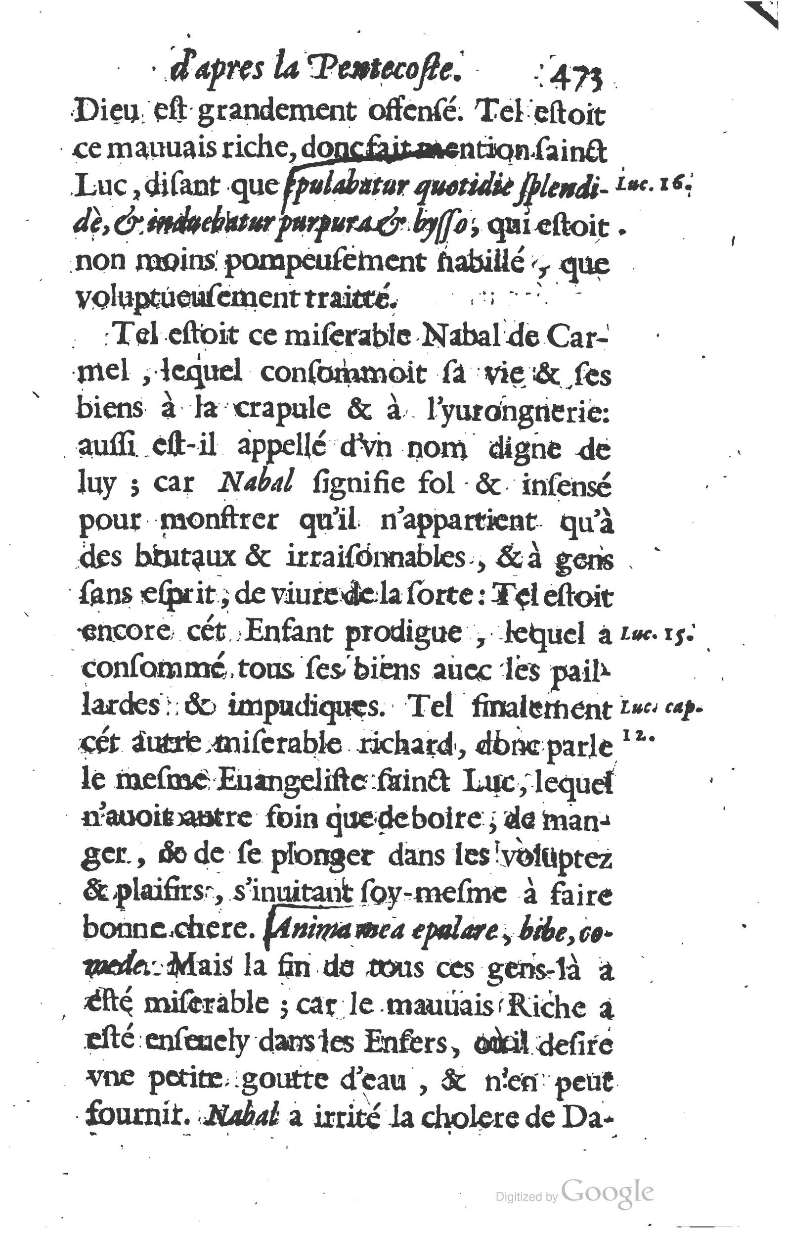 1629 - Manassés de Préaulx - Sermons ou Trésors de la piété chrétienne - BM Lyon