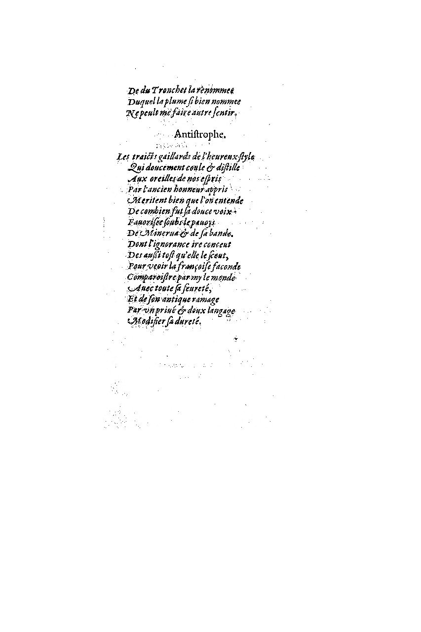 1572 - Nicolas Du Chemin - Finances et Trésor de la plume française - BM Lyon