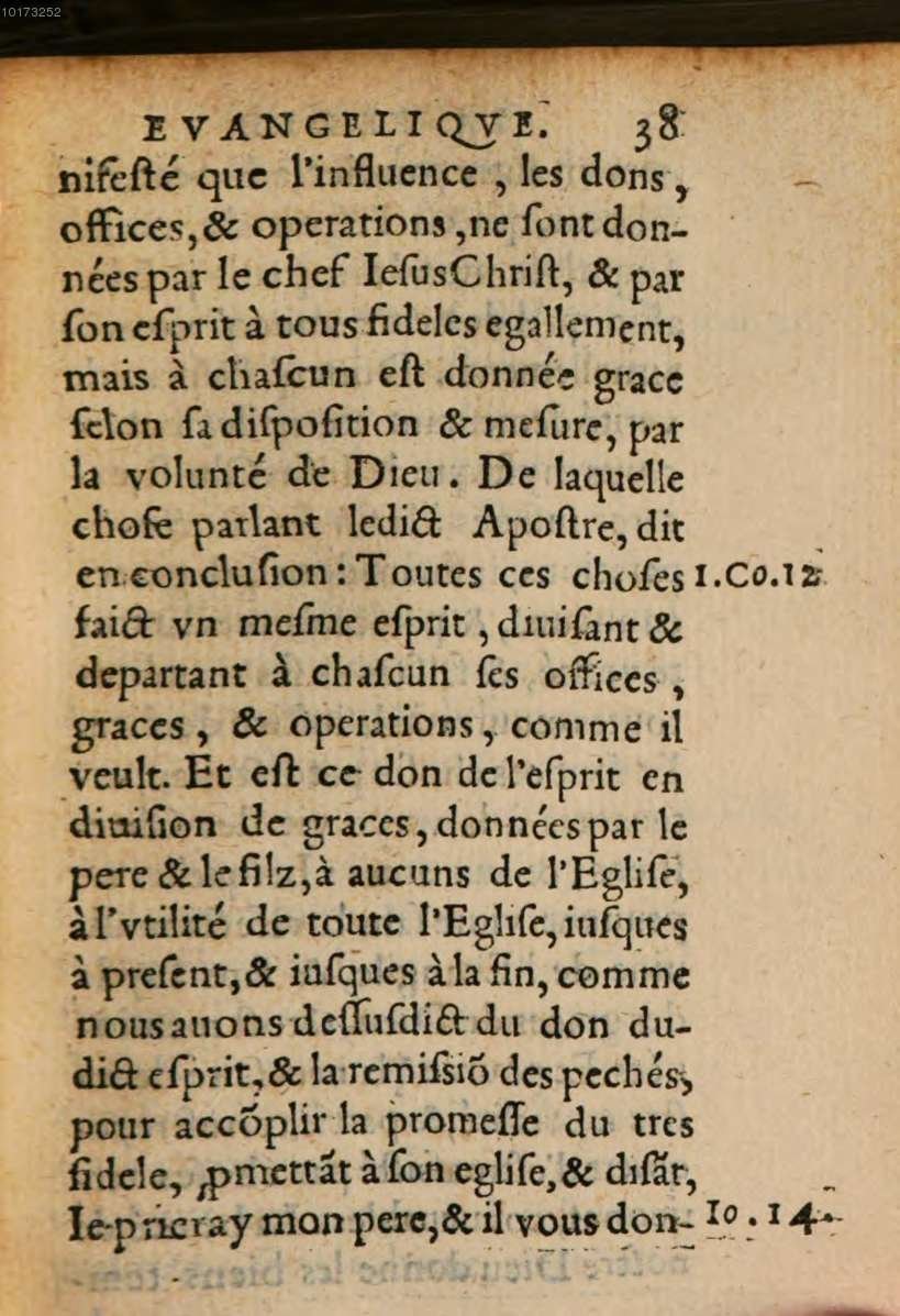 1548 - René Avril et Vivant Gaulterot - Perle précieuse évangélique et Trésor divin - BSB Munich