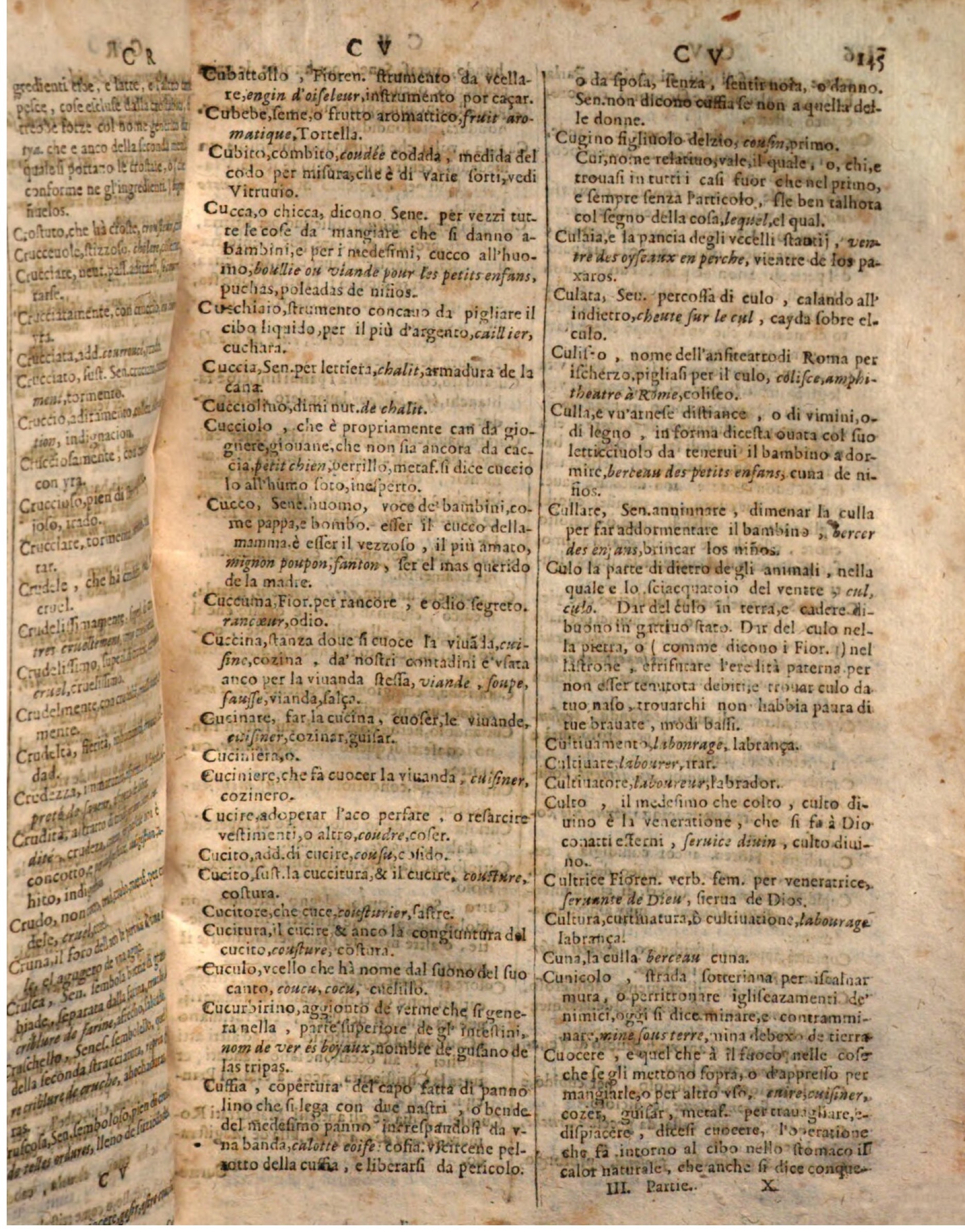 1644 - Jacques Crespin - Trésor des trois langues - Passau
